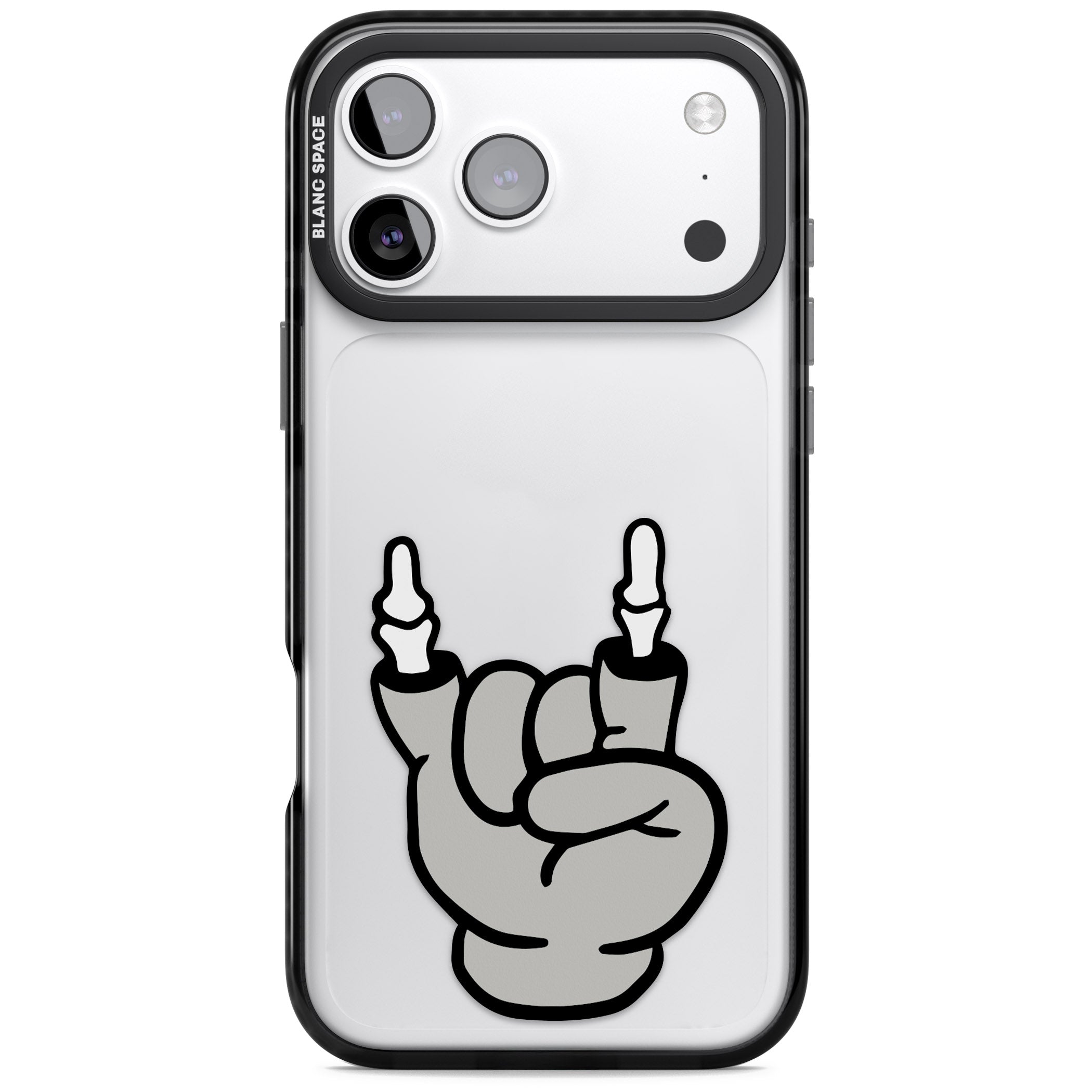 Rock 'Til You Drop iPhone 17 Pro Impact Black Phone Case