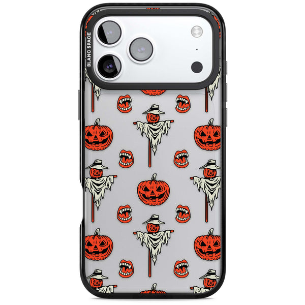 Retro Red Pumpkins & Scarecrows