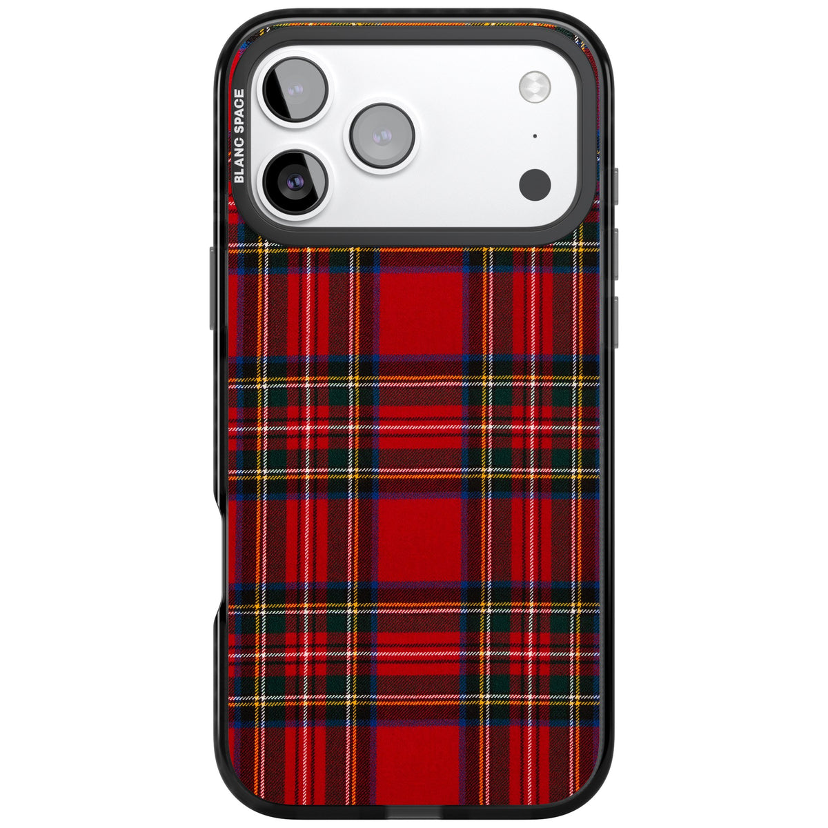 Royal Stewart Tartan iPhone 17 Pro Max Impact Black Phone Case front