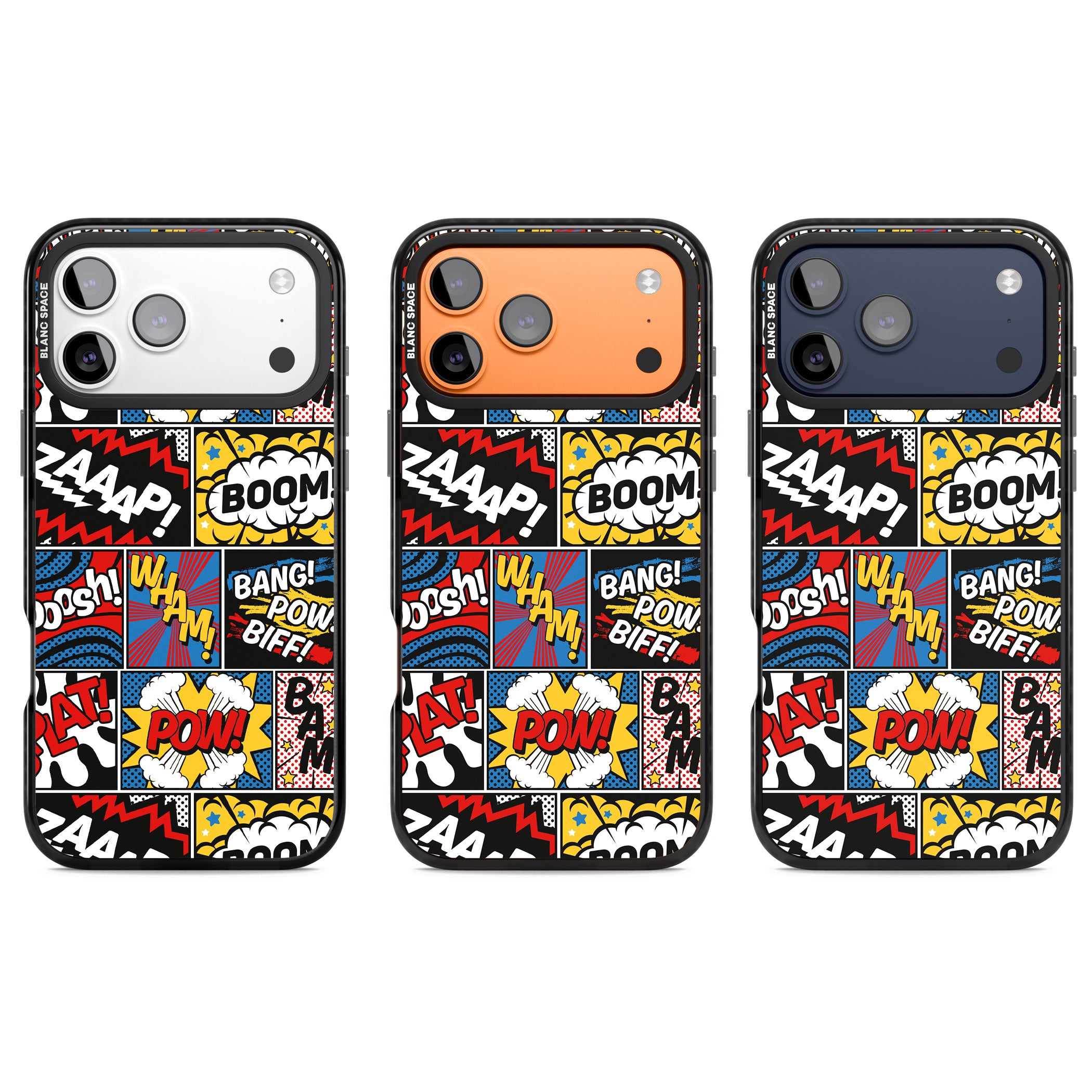 Onomatopoeia iPhone 17 Pro Impact Black Phone Case APT Impact Protection