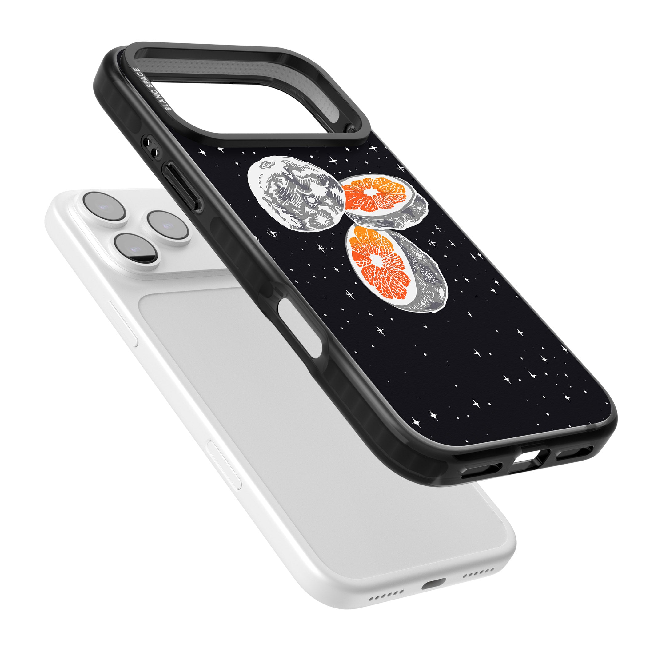 Blood Orange Moon iPhone 17 Pro Impact Black Phone Case Colours