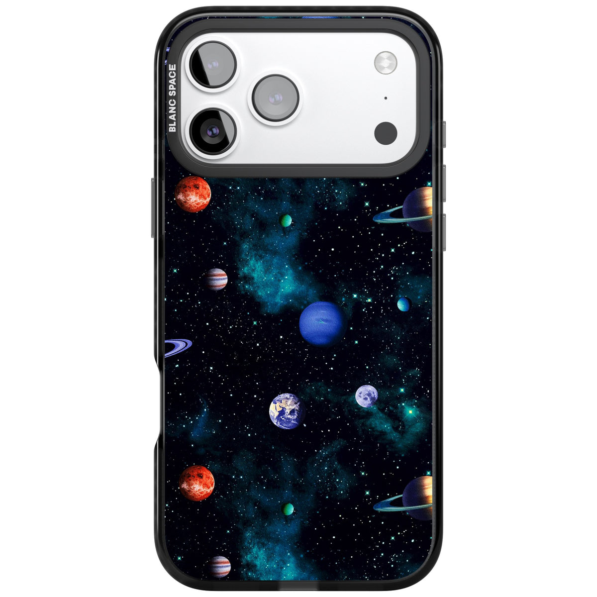 Deep Space iPhone 17 Pro Max Impact Black Phone Case front