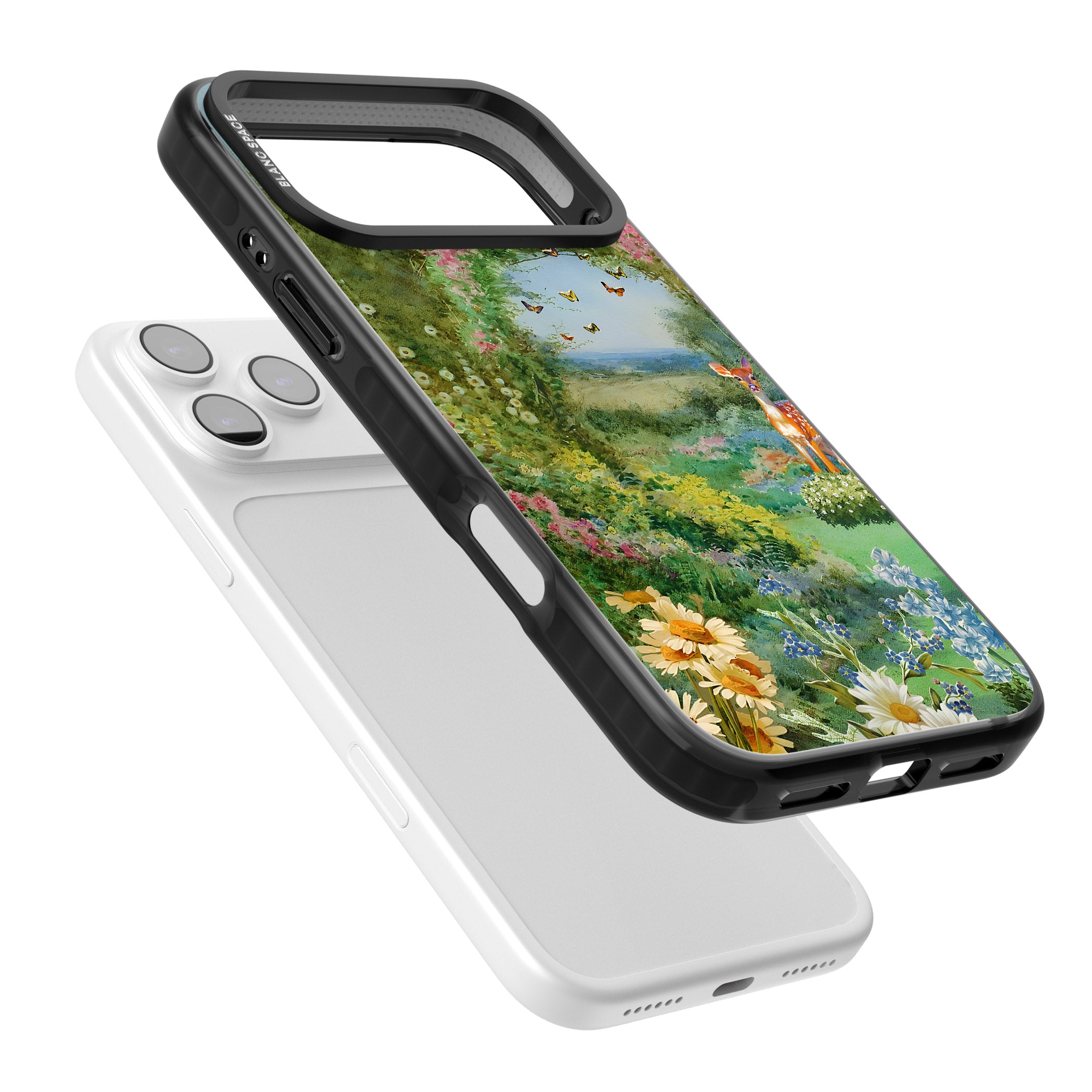 Flourishing Meadow iPhone 17 Pro Impact Black Phone Case Colours