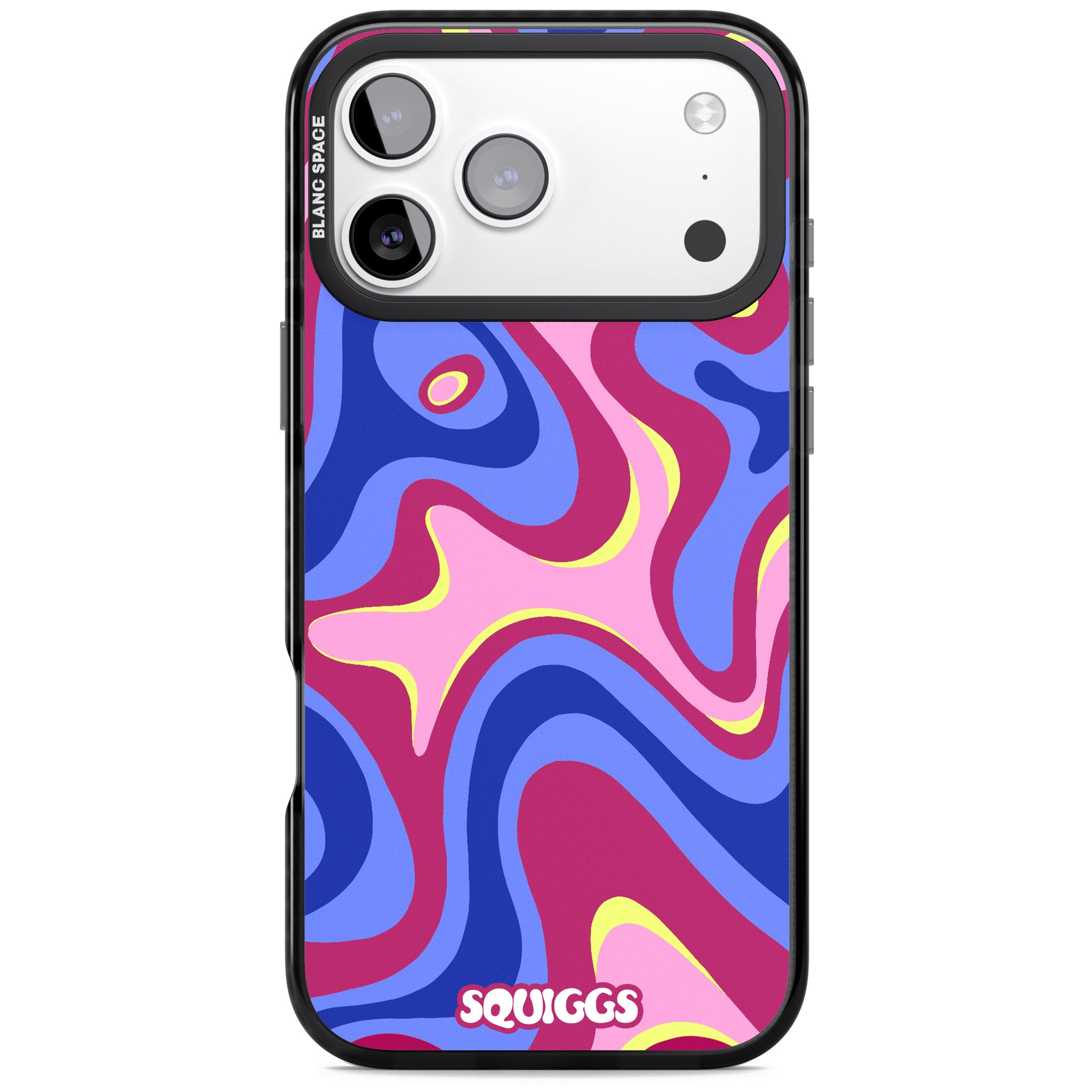 Blue Lava iPhone 17 Pro Impact Black Phone Case