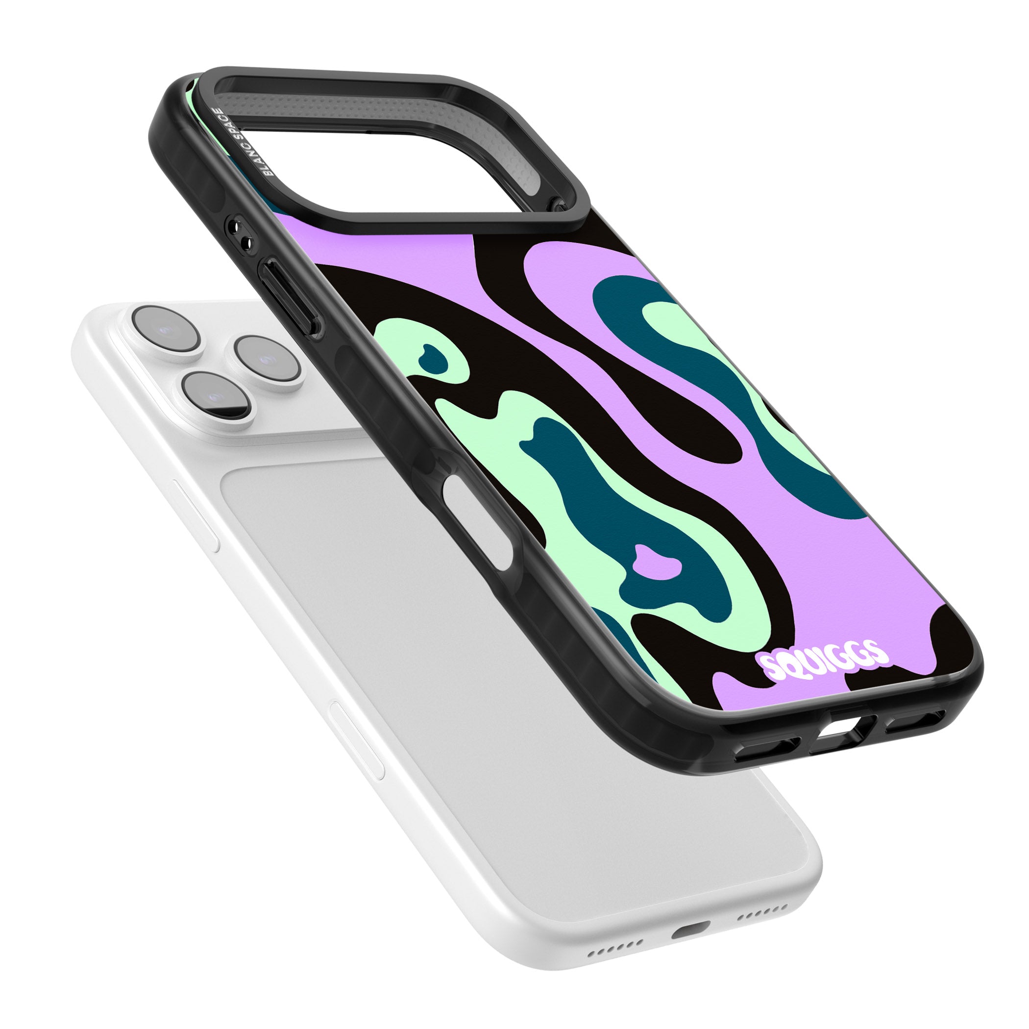 Purple River iPhone 17 Pro Impact Black Phone Case Colours