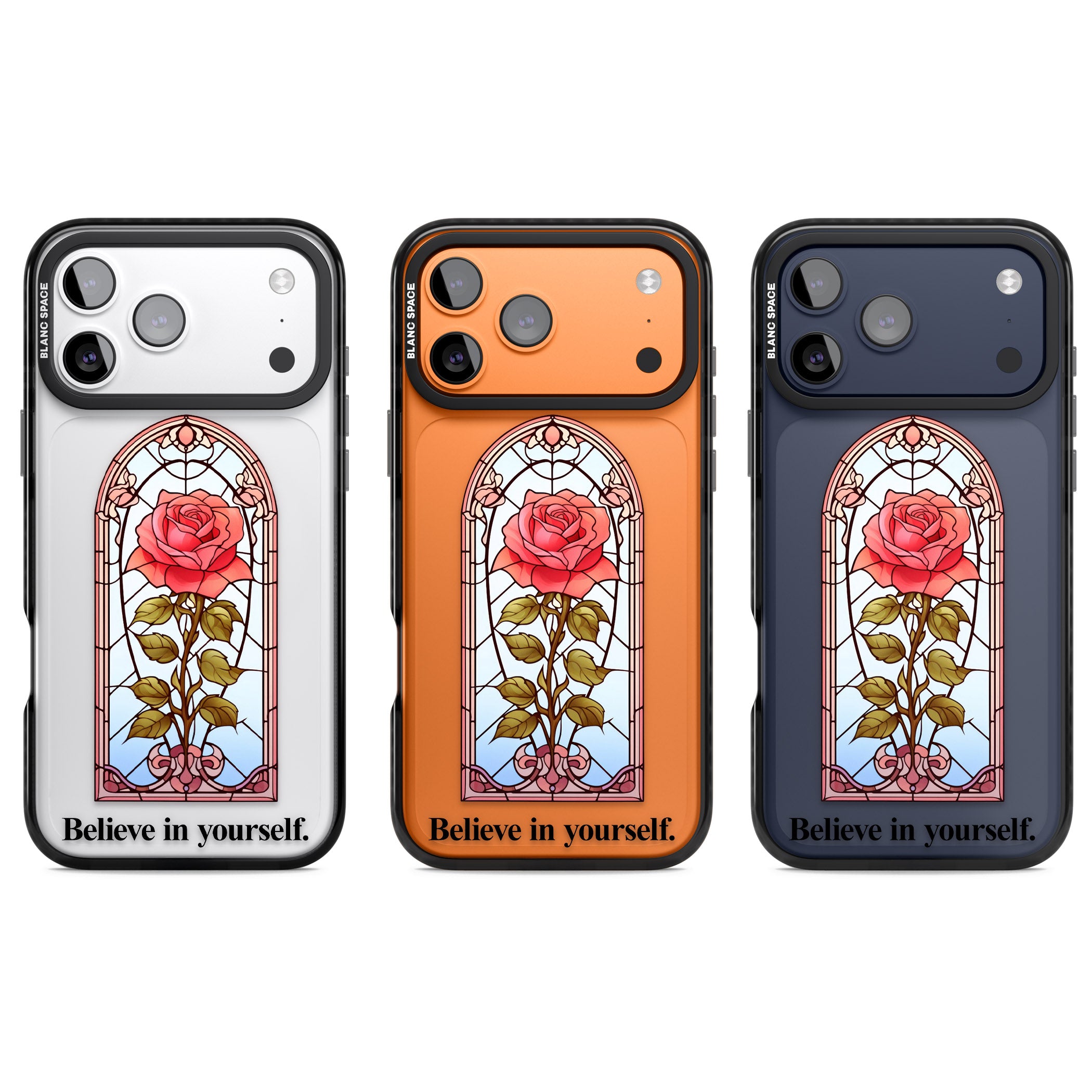 Believe In Yourself iPhone 17 Pro Impact Black Phone Case APT Impact Protection