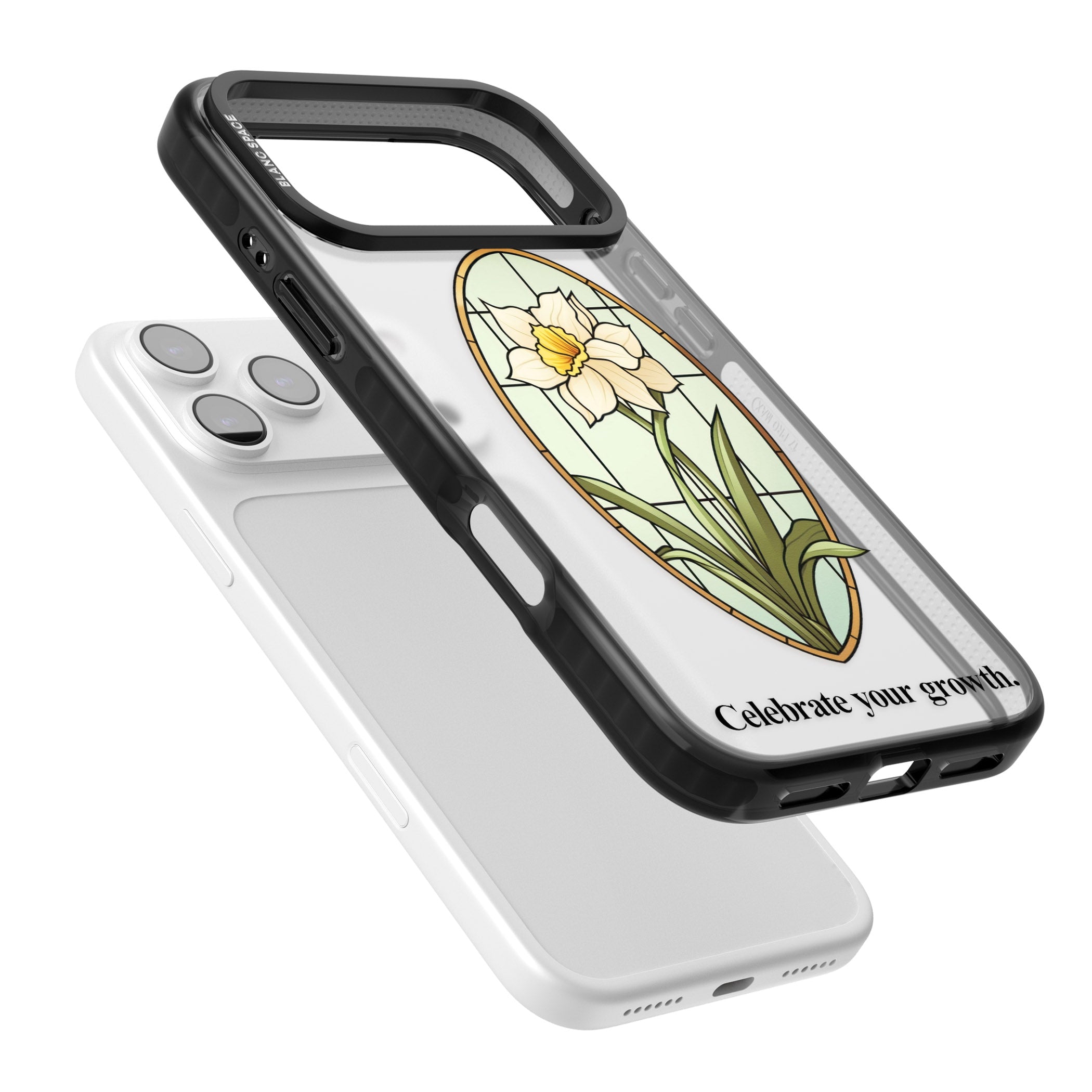 Celebrate Your Growth iPhone 17 Pro Impact Black Phone Case Colours