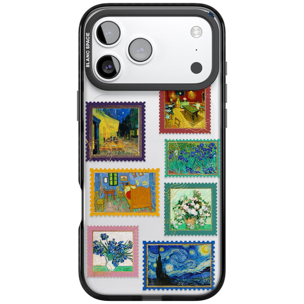 Coloured Vintage Art Stamps