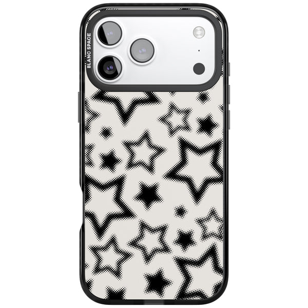 Black Halftone Stars