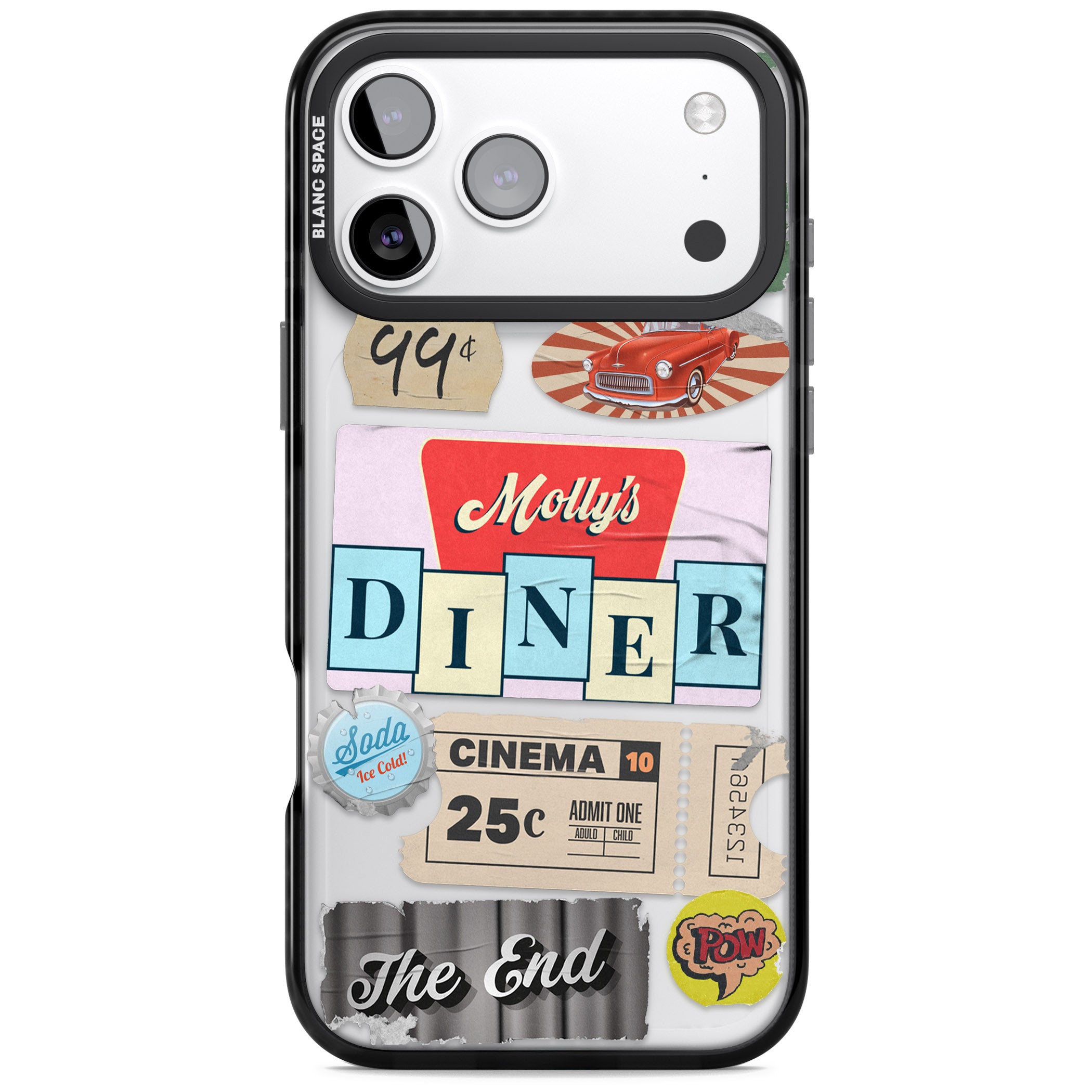 Nifty Fifties Swing iPhone 17 Pro Impact Black Phone Case