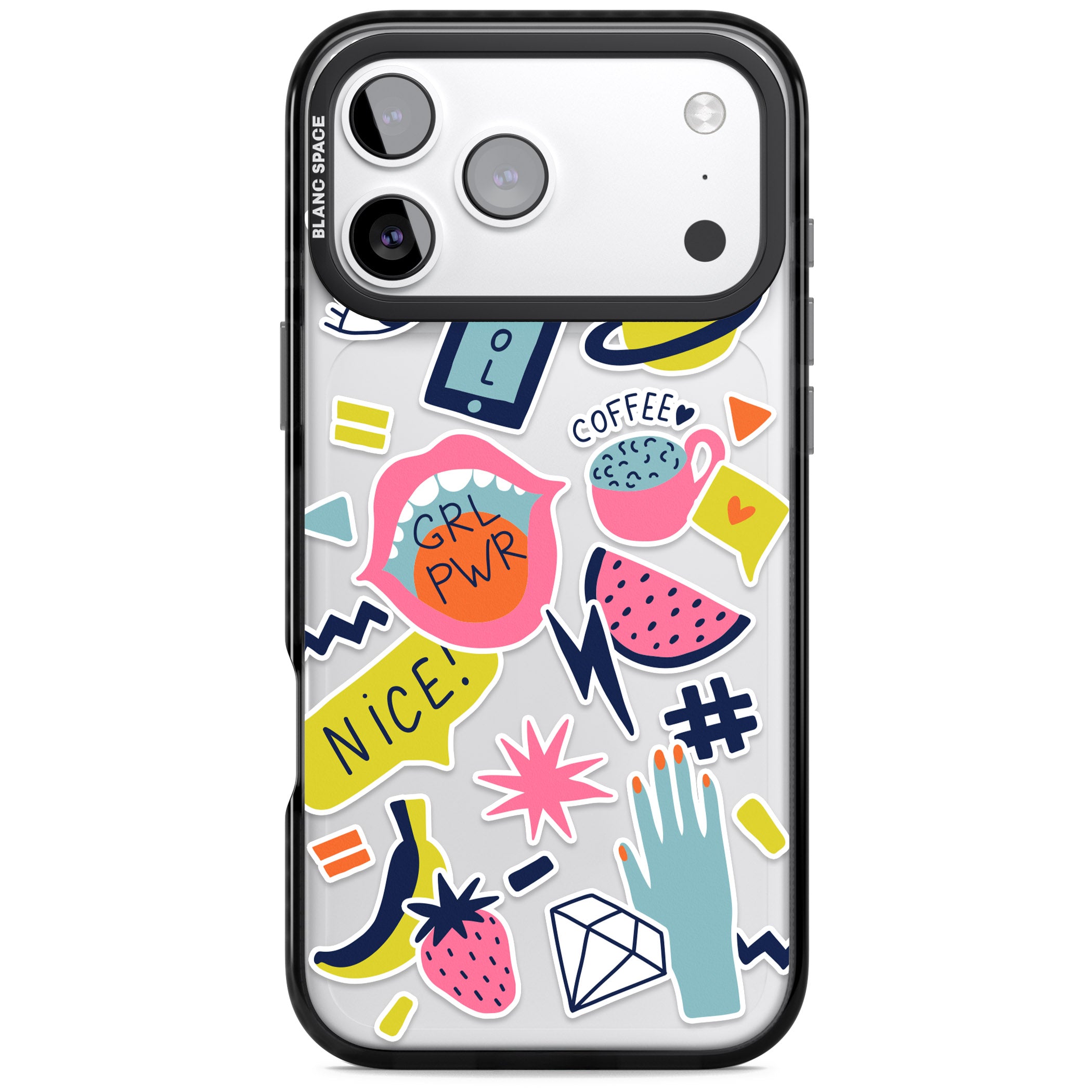 Grl Pwr iPhone 17 Pro Impact Black Phone Case