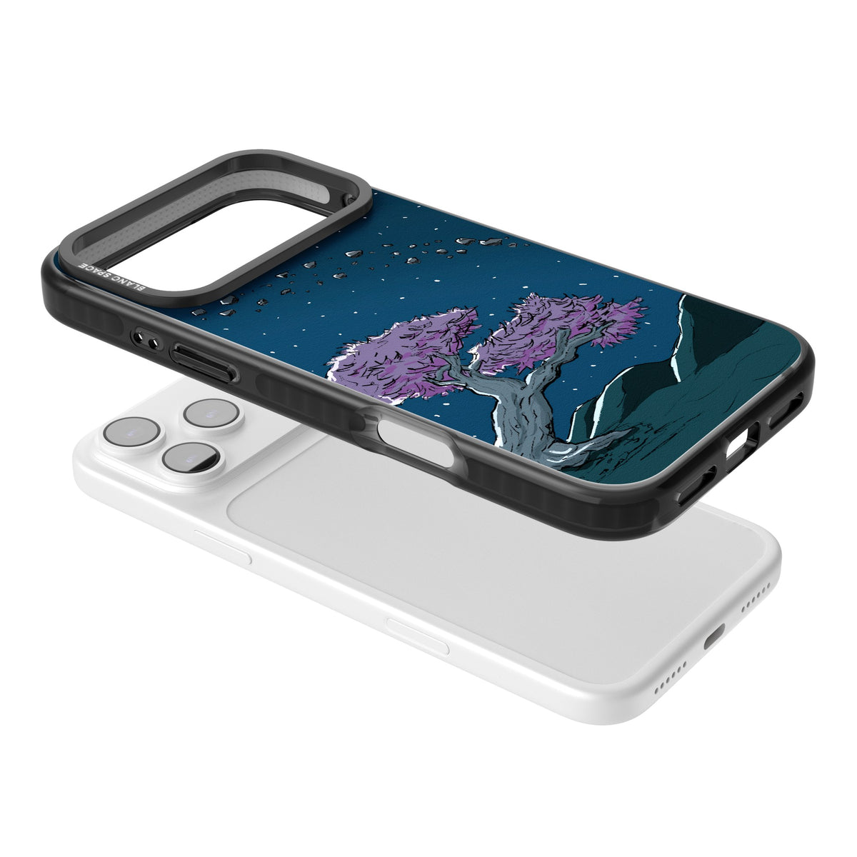 Orbit iPhone 17 Pro Max Impact Black Phone Case angled