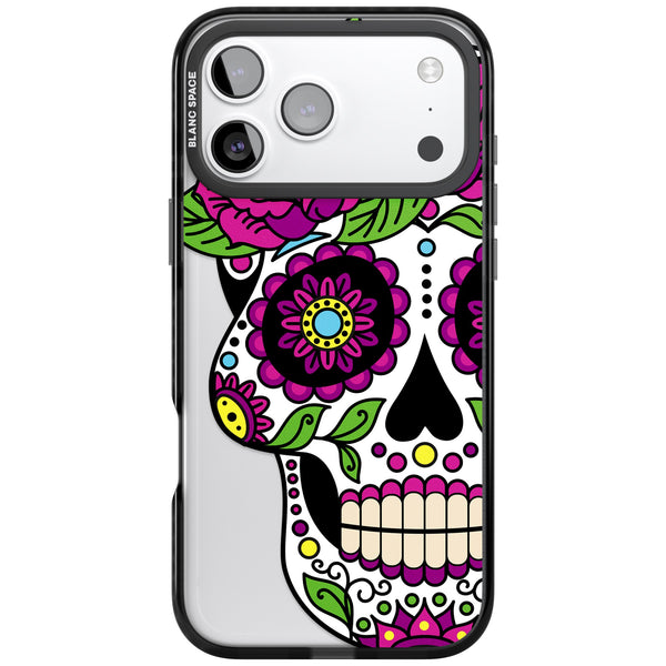 Purple Floral Sugar Skull