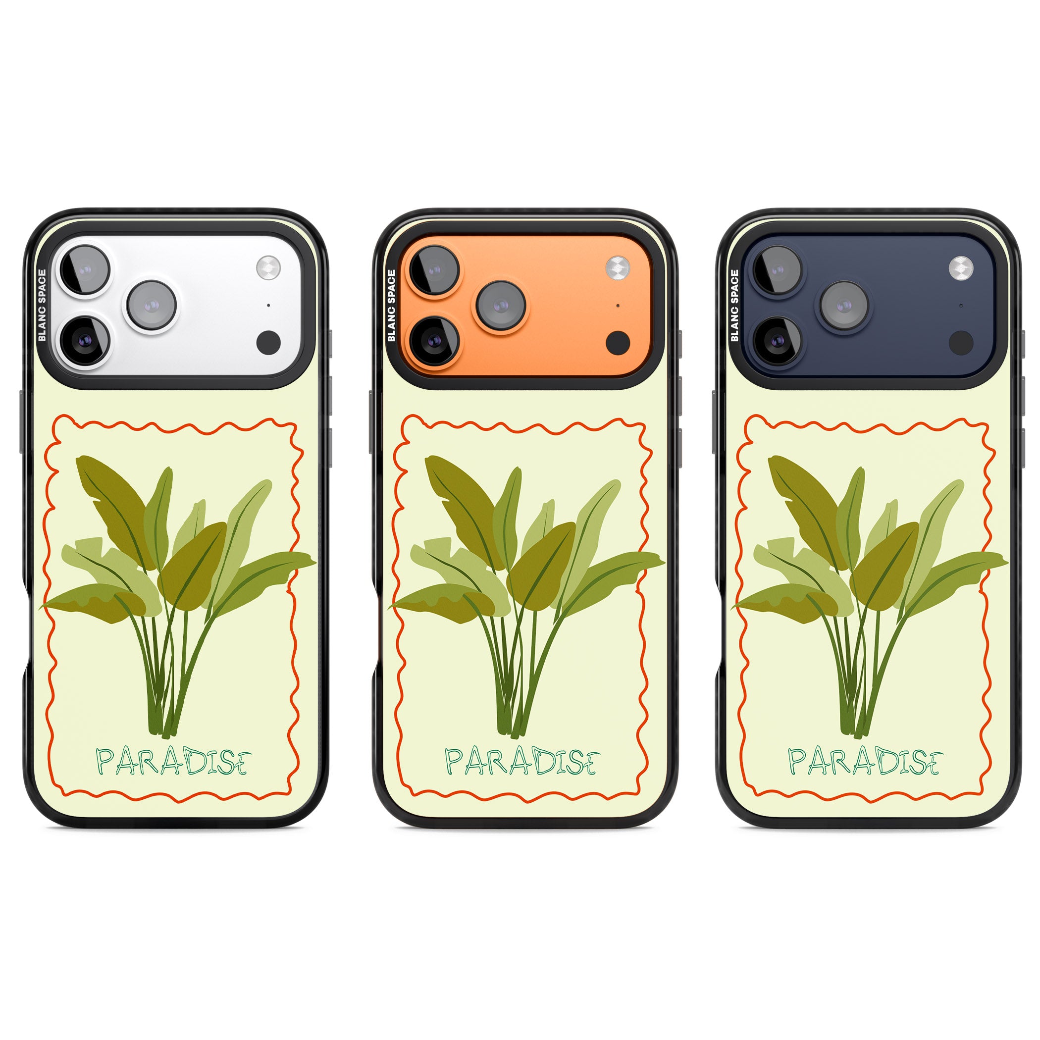 Paradies Plant iPhone 17 Pro Impact Black Phone Case APT Impact Protection