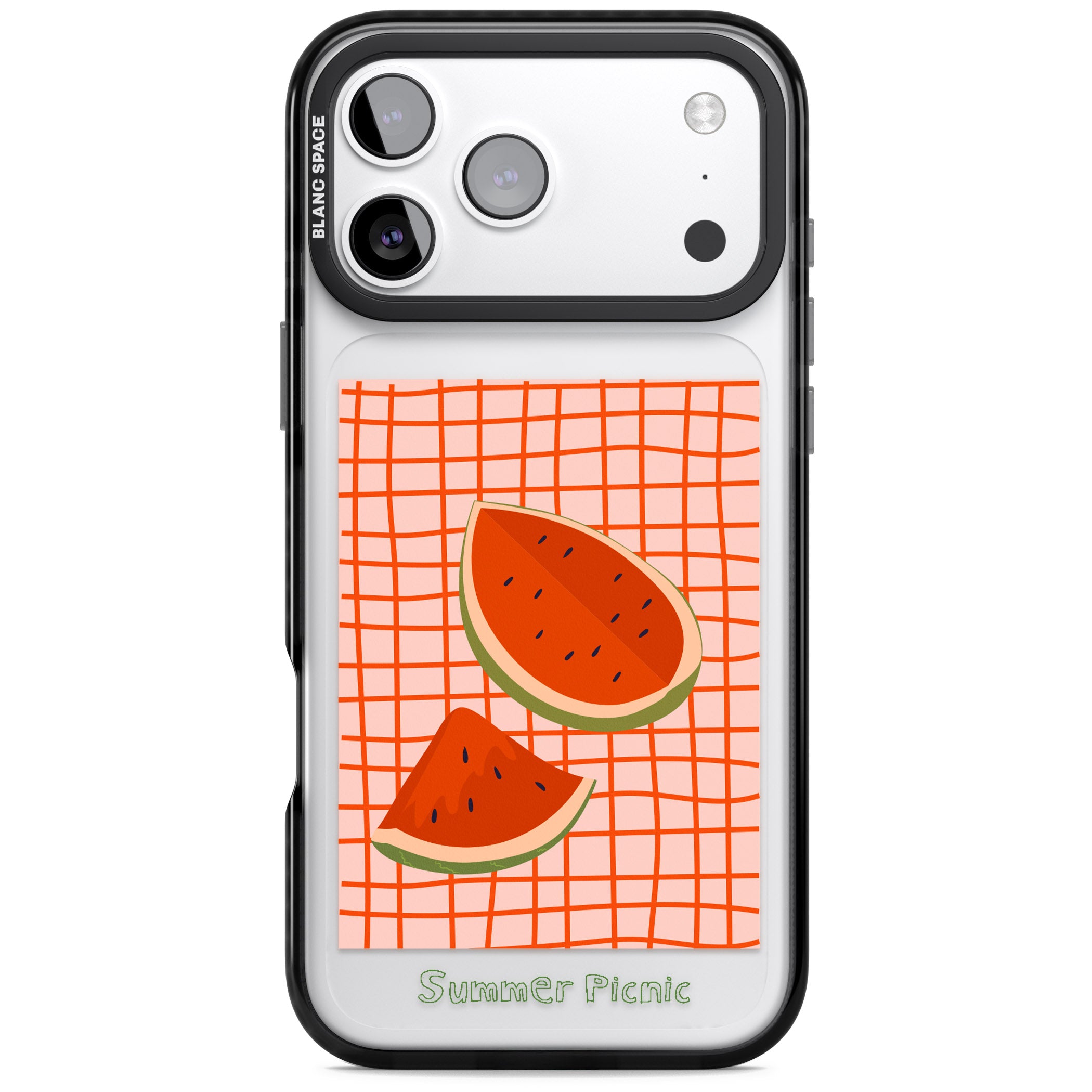 Summer Picnic iPhone 17 Pro Impact Black Phone Case