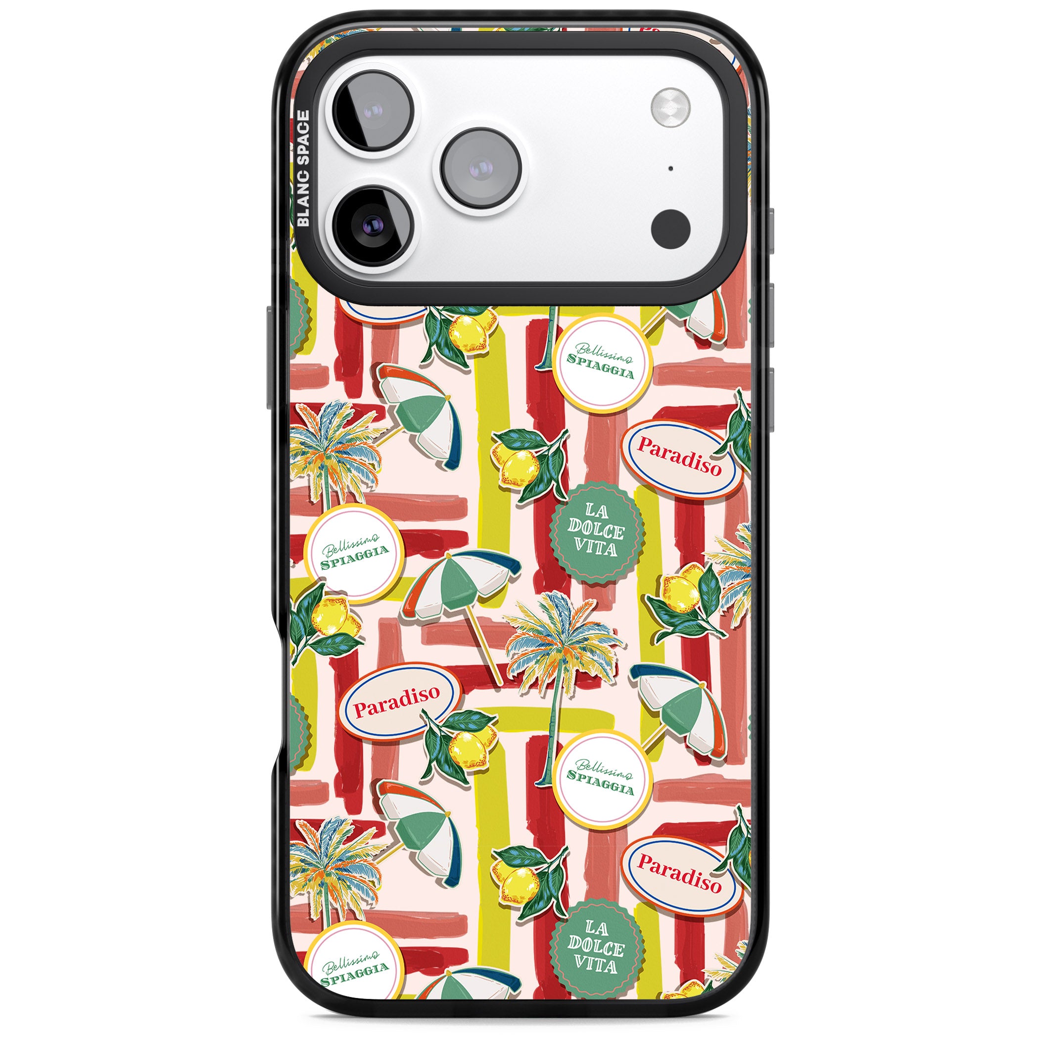 Paradiso Vibes iPhone 17 Pro Impact Black Phone Case