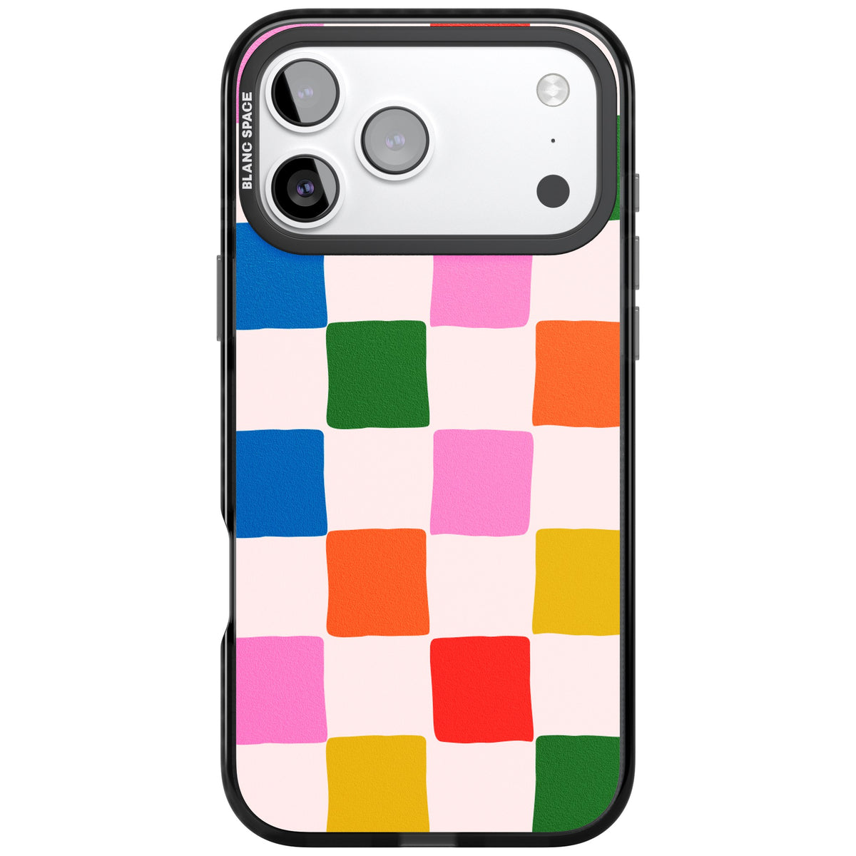 Colour Checked iPhone 17 Pro Max Impact Black Phone Case front