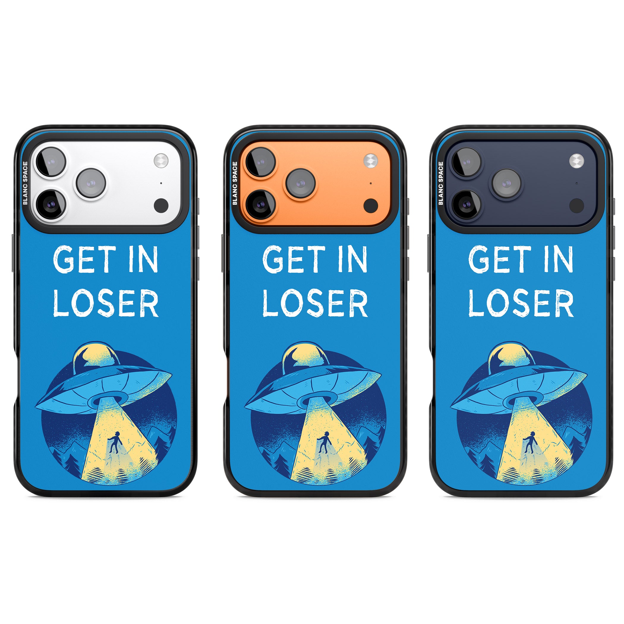 Get In Loser Ufo iPhone 17 Pro Impact Black Phone Case APT Impact Protection