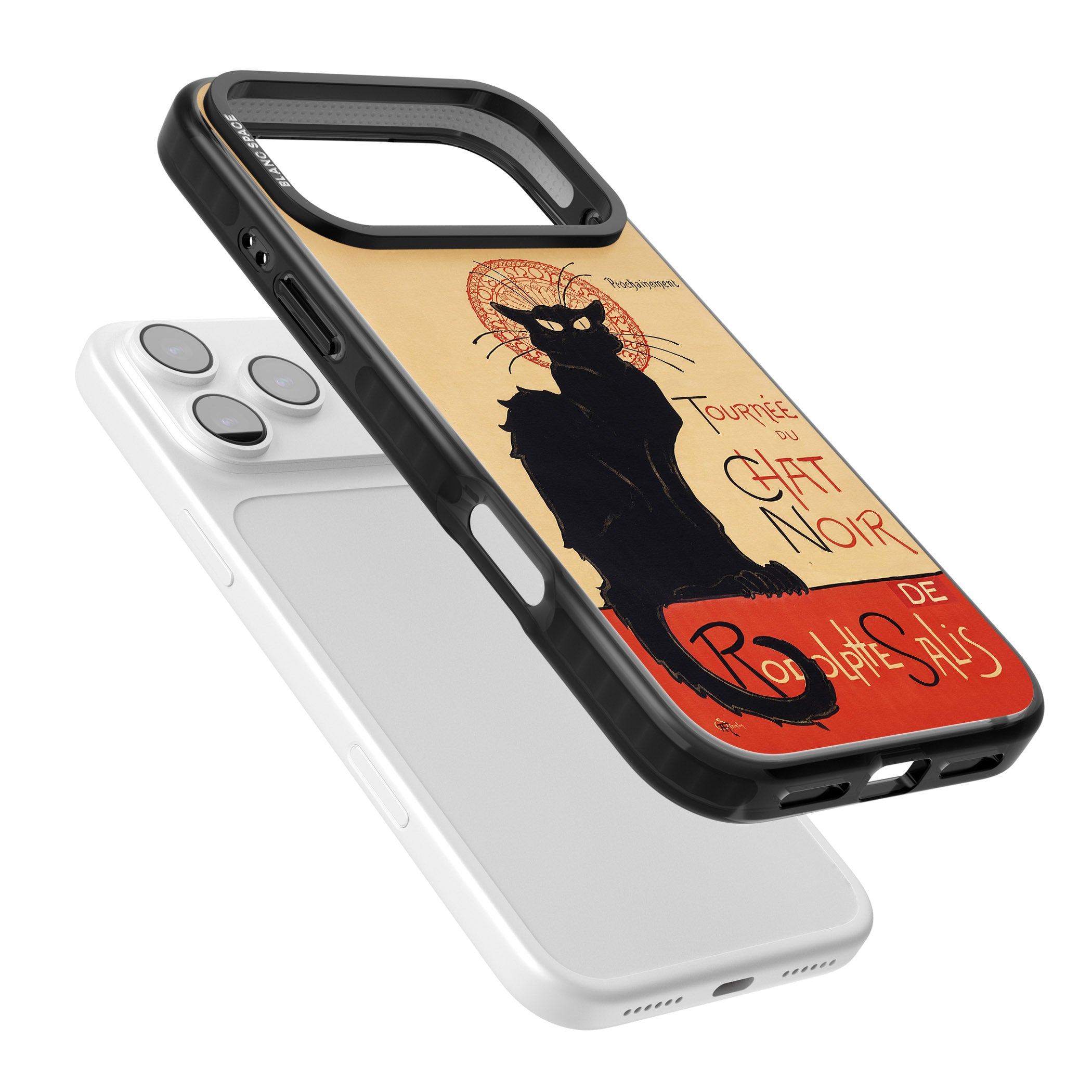Tournee Du Chat Noir Poster iPhone 17 Pro Impact Black Phone Case Colours
