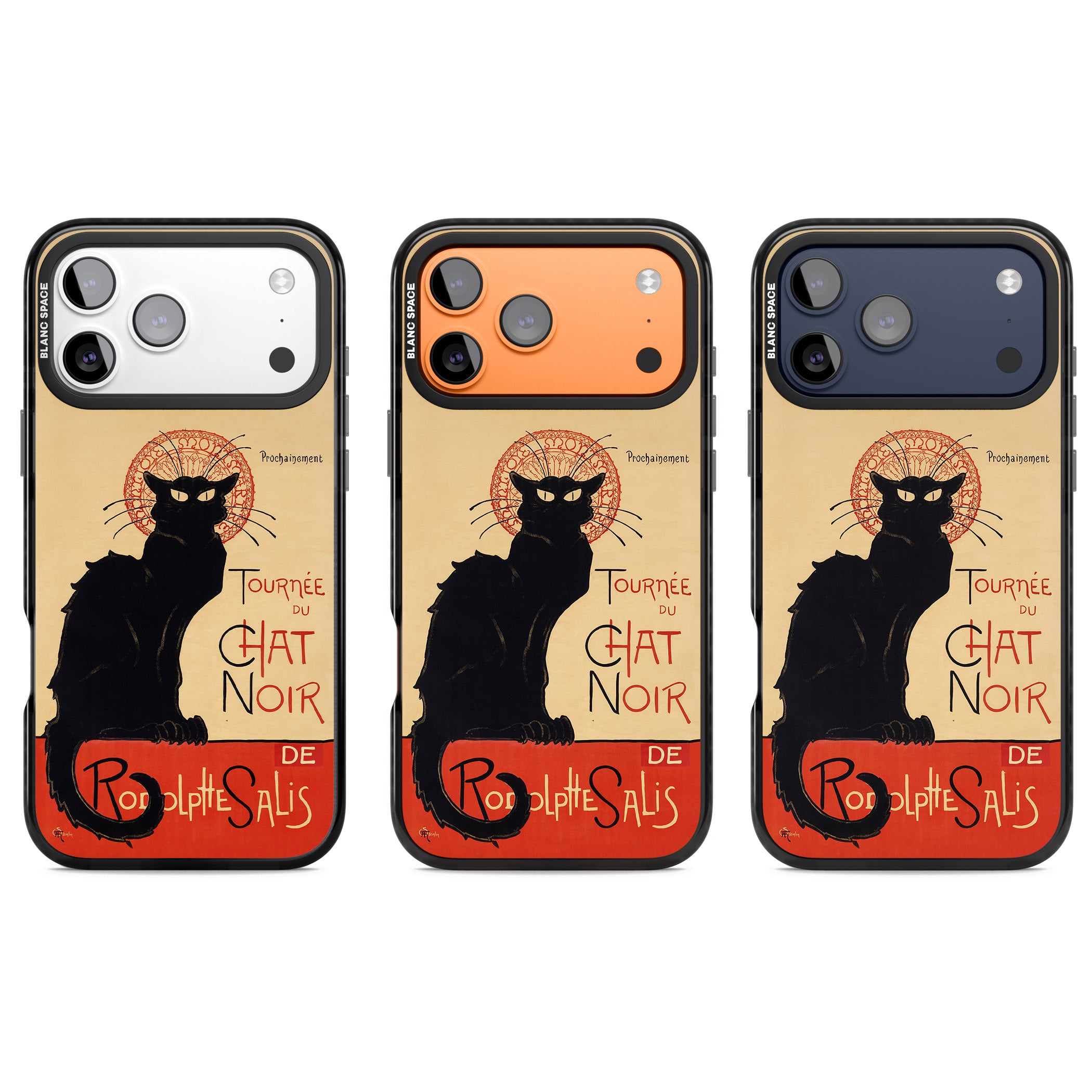 Tournee Du Chat Noir Poster iPhone 17 Pro Impact Black Phone Case APT Impact Protection