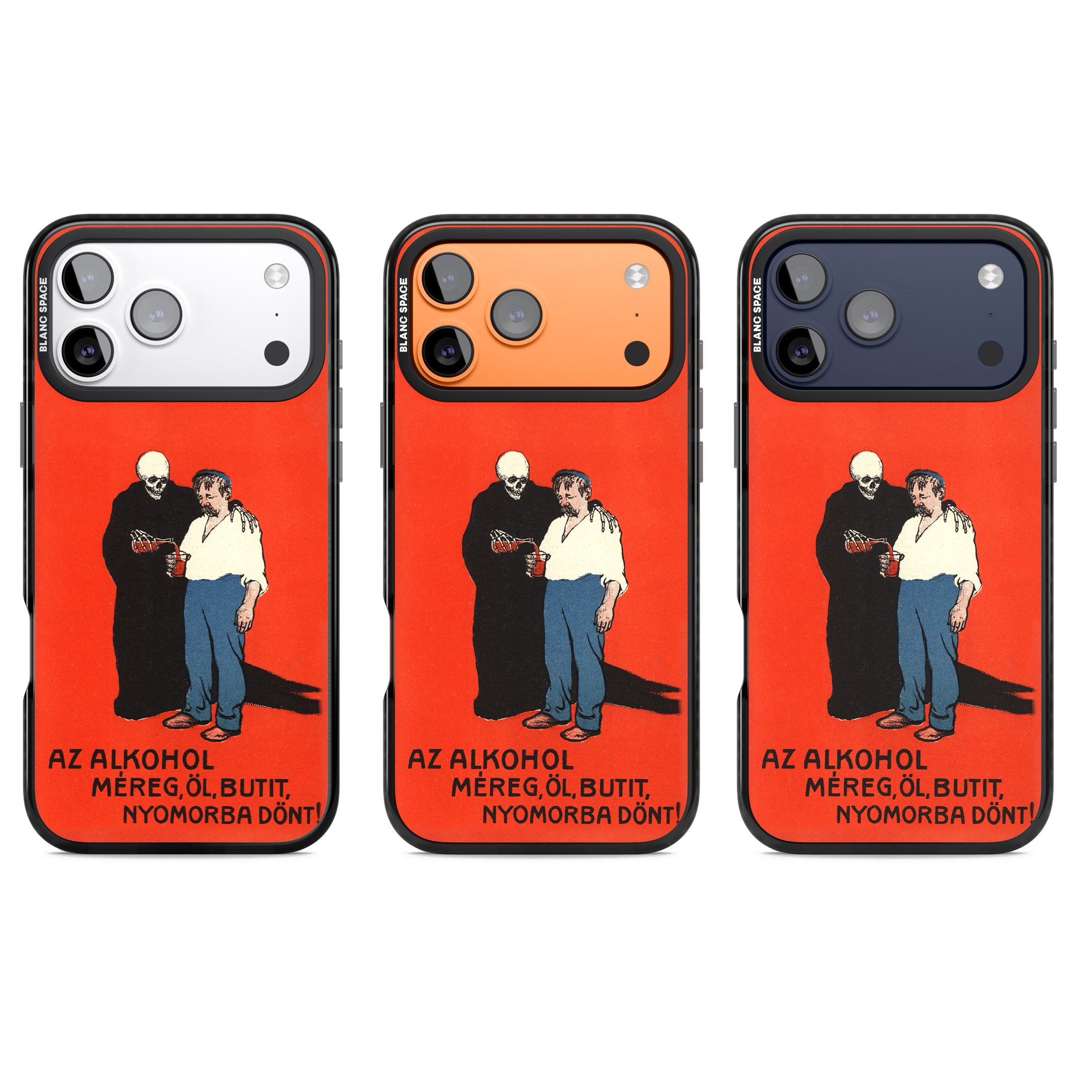 Az Alkohol Poster iPhone 17 Pro Impact Black Phone Case APT Impact Protection