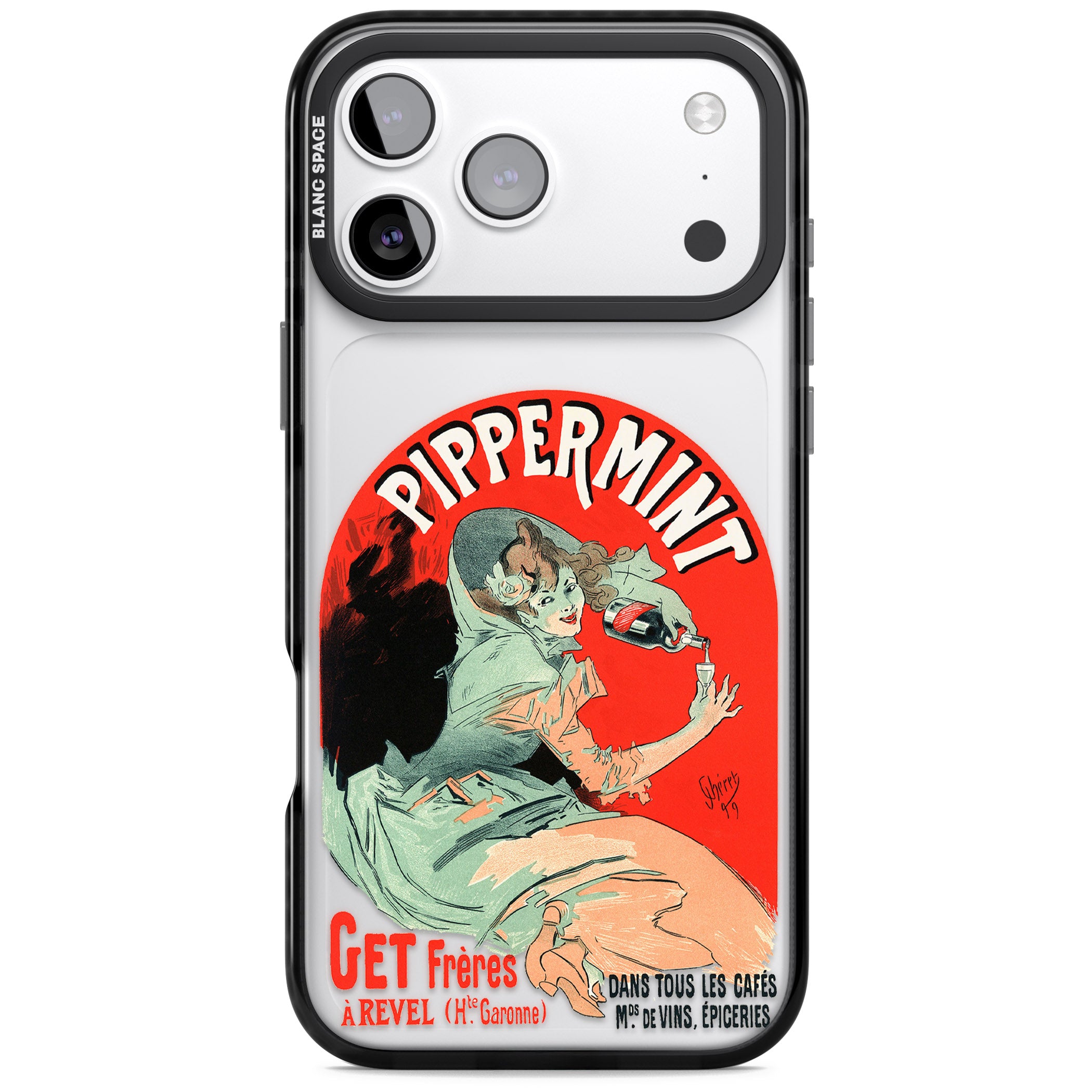 Pippermint Poster iPhone 17 Pro Impact Black Phone Case