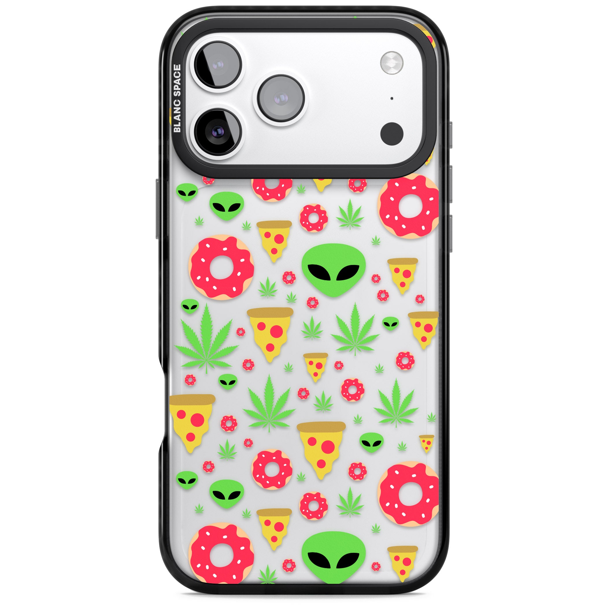Martians & Munchies iPhone 17 Pro Impact Black Phone Case