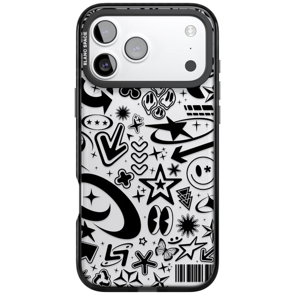 Black Y2K Pattern