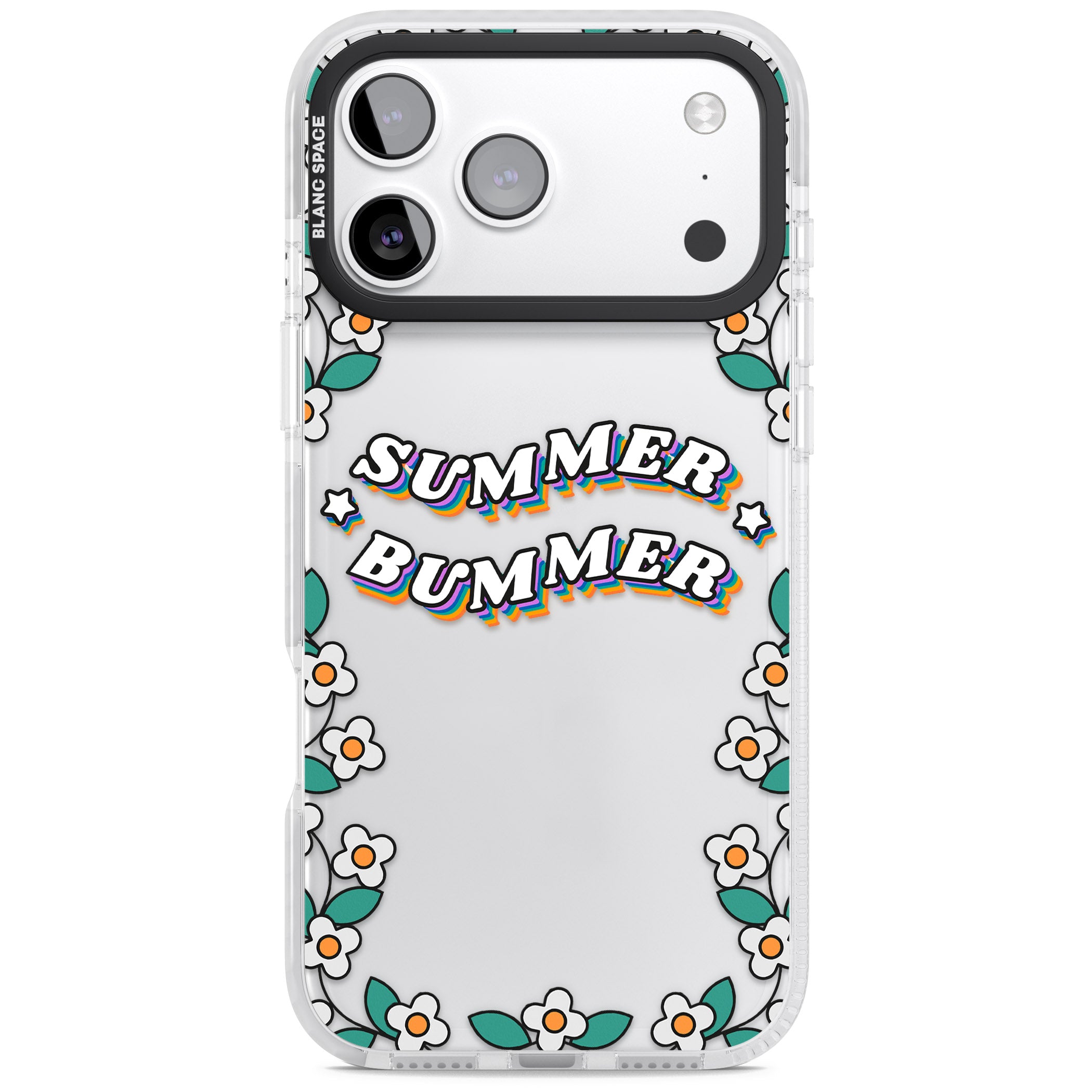 Summer Bummer iPhone 17 Pro Impact Clear Phone Case