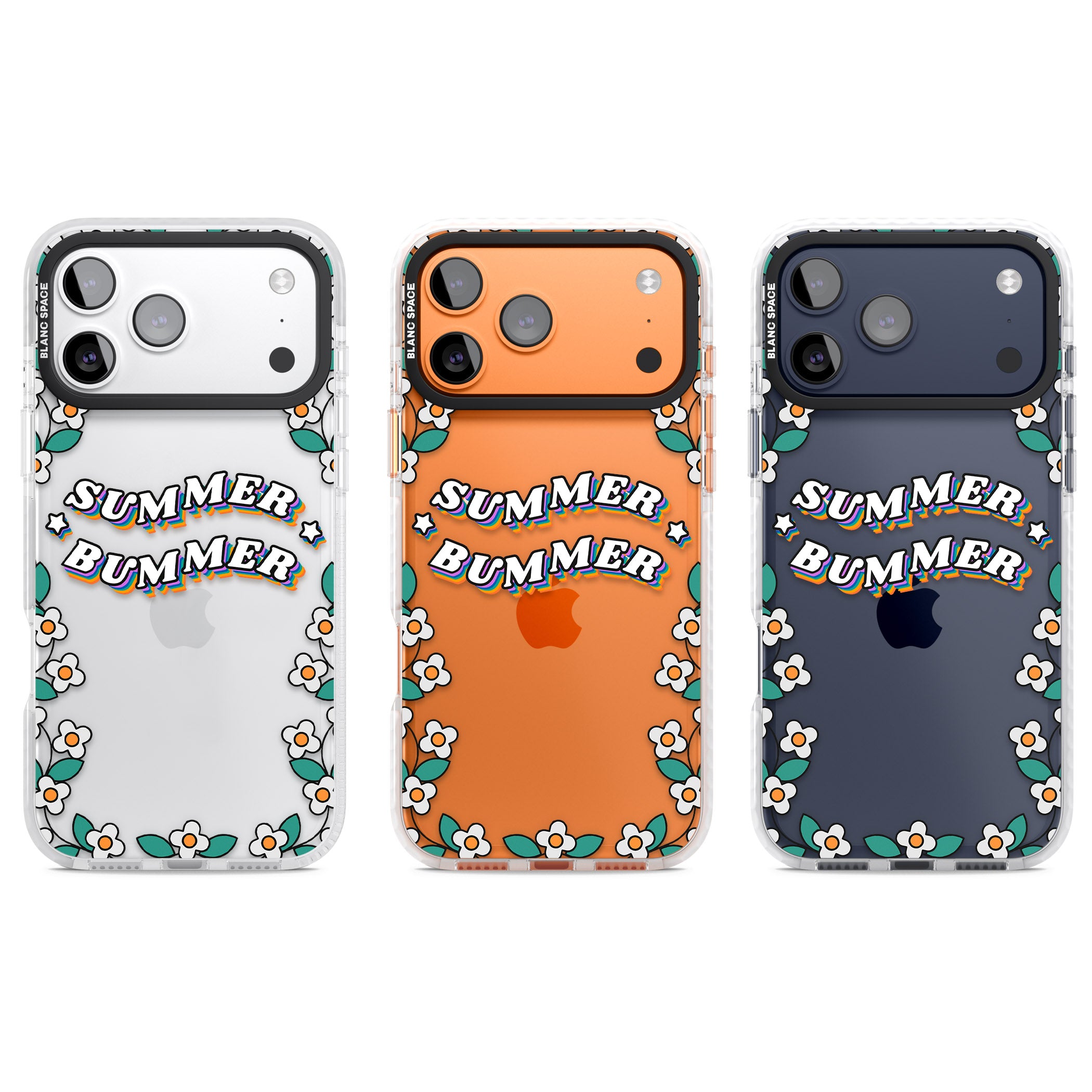 Summer Bummer iPhone 17 Pro Impact Clear Phone Case APT Impact Protection