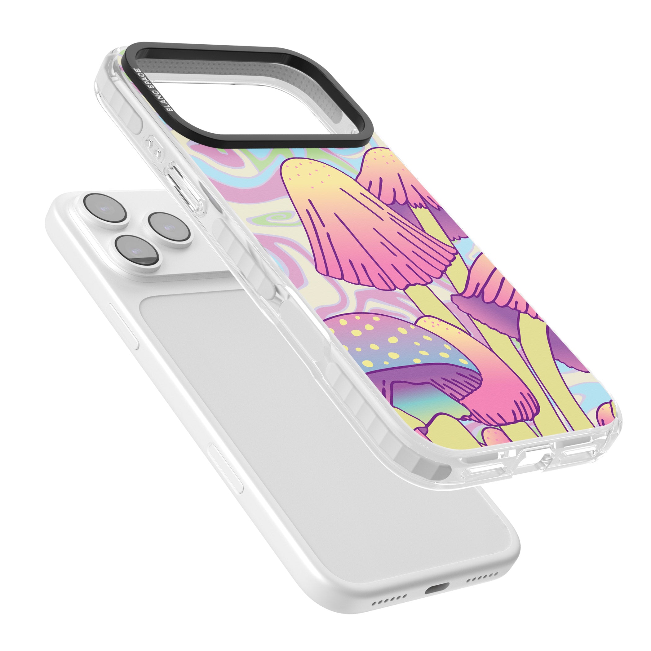 Shroomin' iPhone 17 Pro Impact Clear Phone Case Colours
