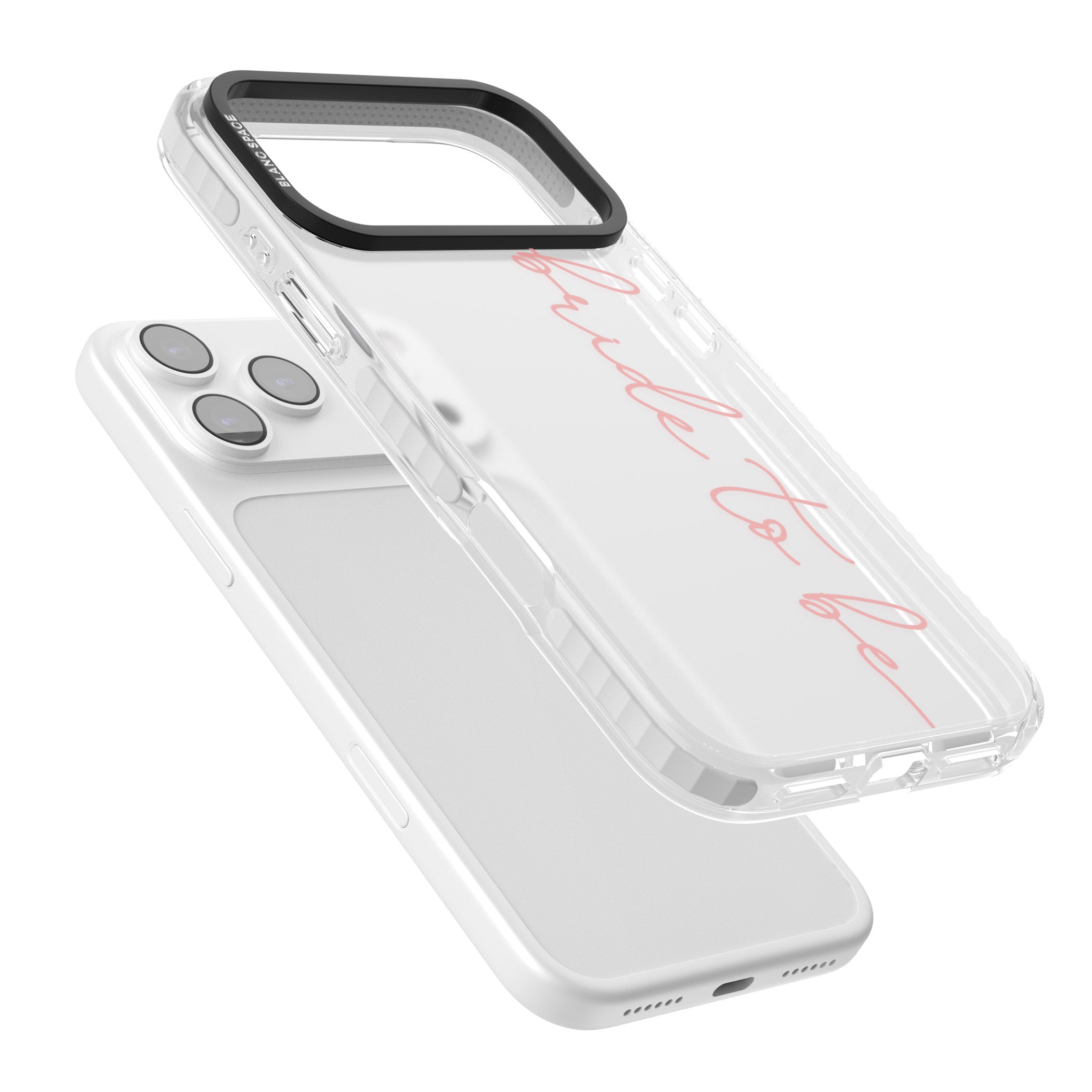 Bride To Be iPhone 17 Pro Impact Clear Phone Case Colours