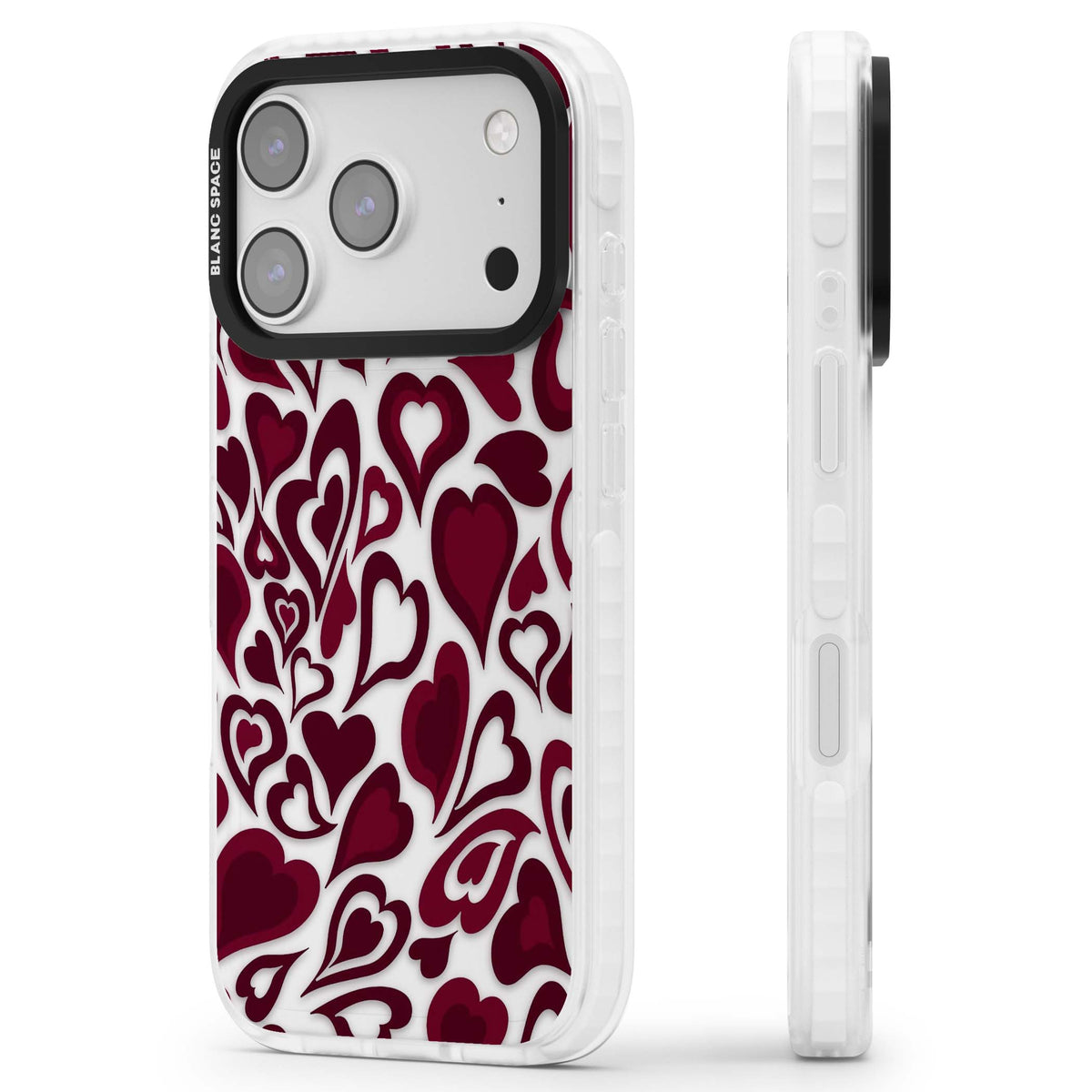 Amour coquette iPhone case | Black Impact case for iPhone 17 Pro, iPhone 17 Pro Max