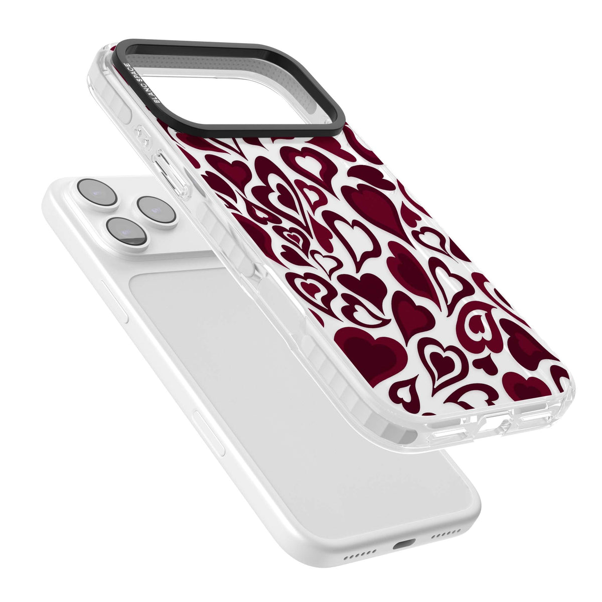 Amour coquette iPhone case | Black Impact case for iPhone 17 Pro, iPhone 17 Pro Max