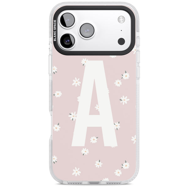 Personalised Pink Daisy Initial