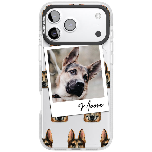 Personalised German Shepherd Instant Camera Photo