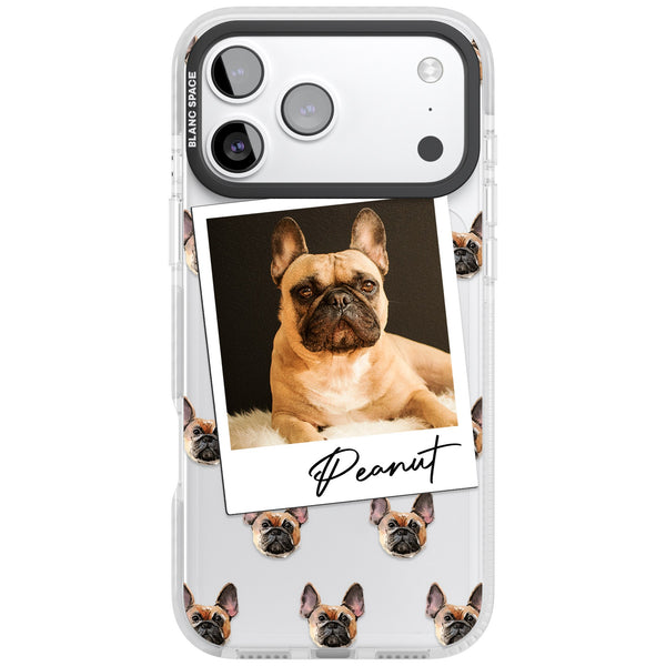 Personalised Tan French Bulldog Instant Camera Photo