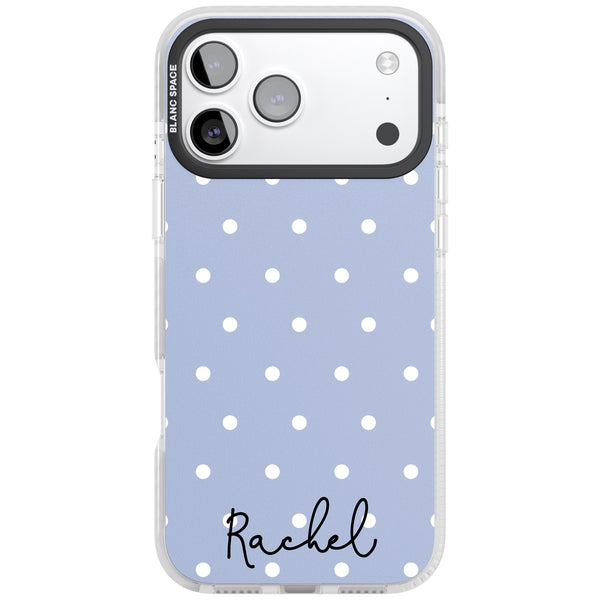 Personalised Powder Blue Dots