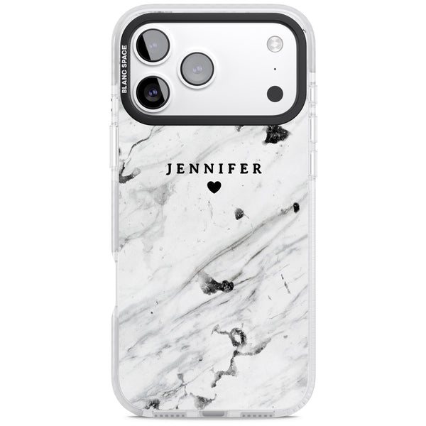 Personalised Marble Heart