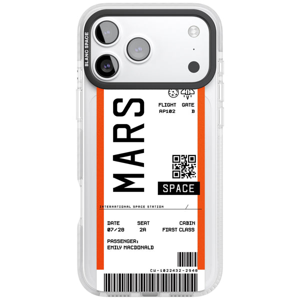 Personalised Mars Travel Ticket