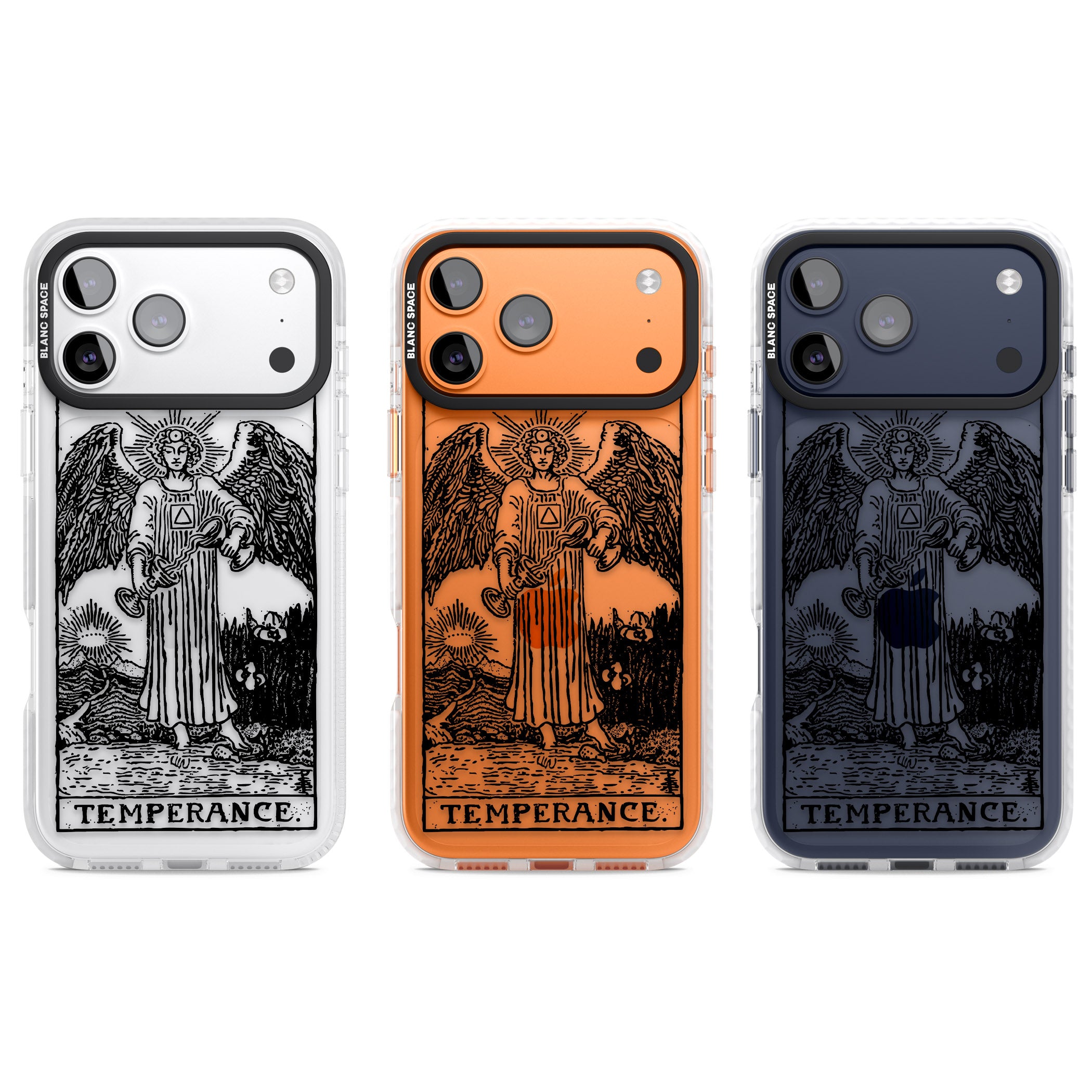 Personalised Temperance Tarot Card (Clear) iPhone 17 Pro Impact Clear Phone Case APT Impact Protection