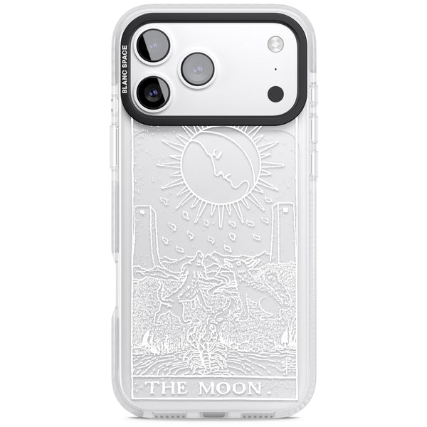 Personalised The Moon Tarot Card (White)