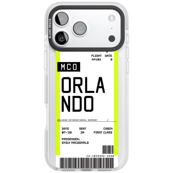 Personalised Orlando Boarding Pass