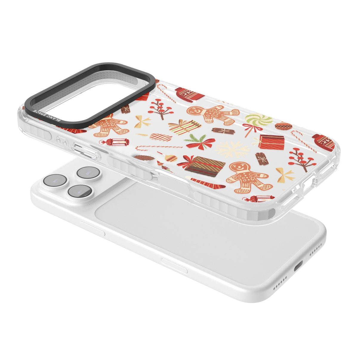 Christmas Assortments iPhone 17 Pro Max Impact Clear Phone Case angled