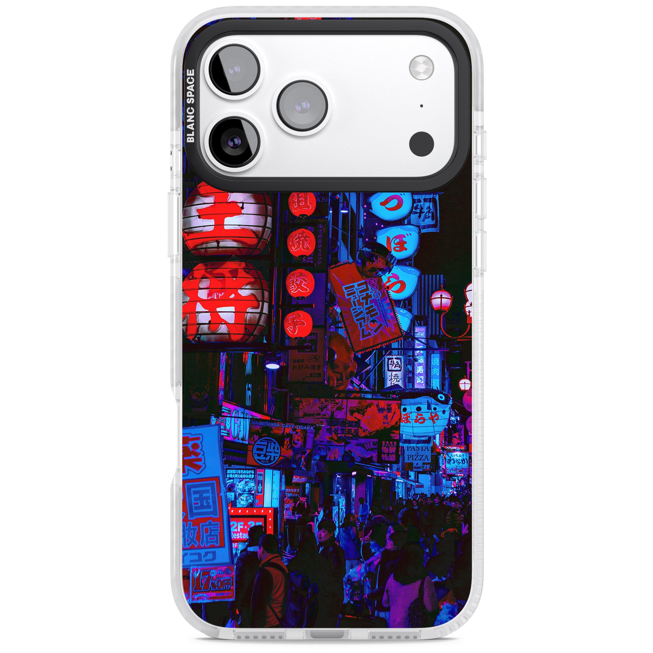 Neon City Nights iPhone 17 Pro Impact Clear Phone Case