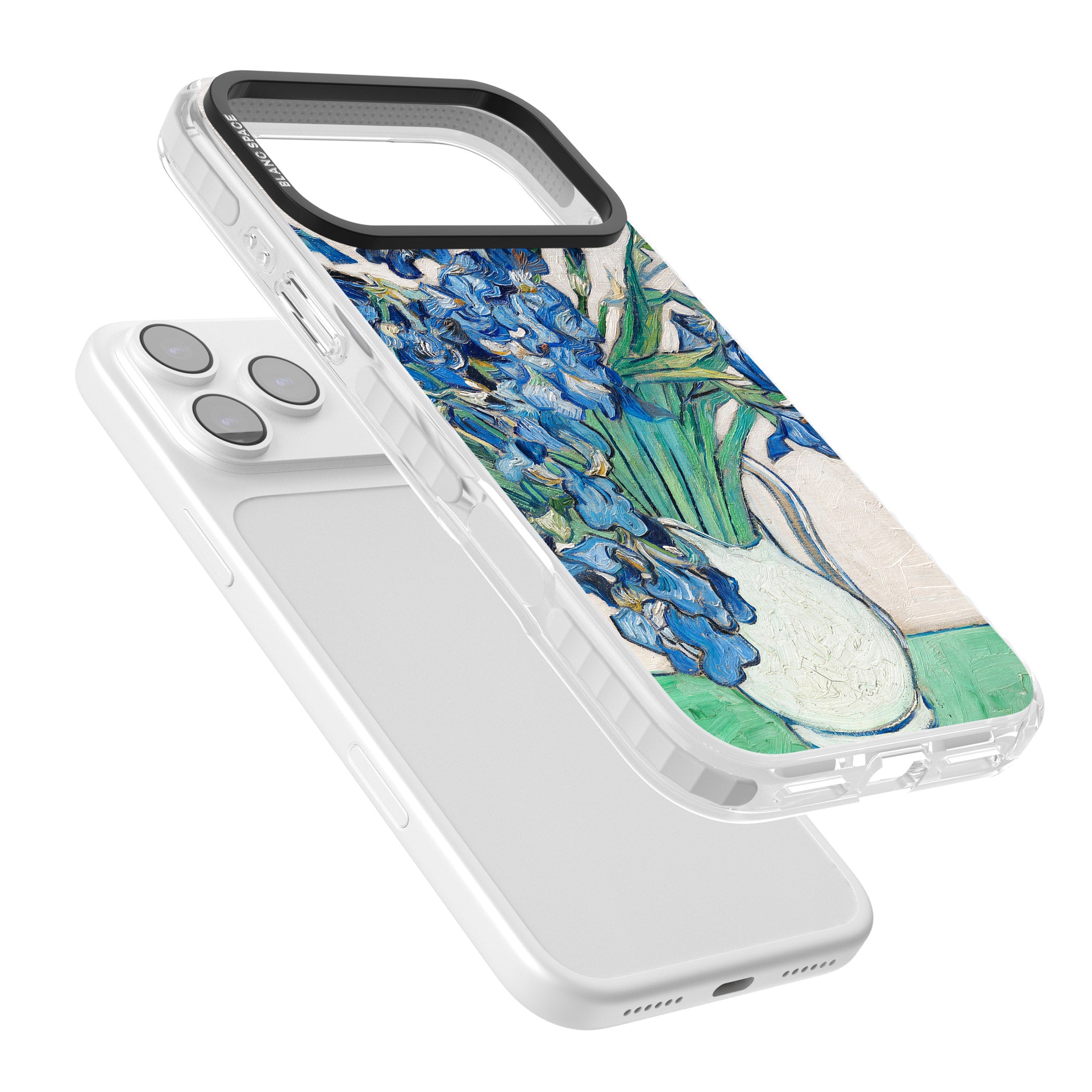 Irises By Vincent Van Gogh iPhone 17 Pro Impact Clear Phone Case Colours