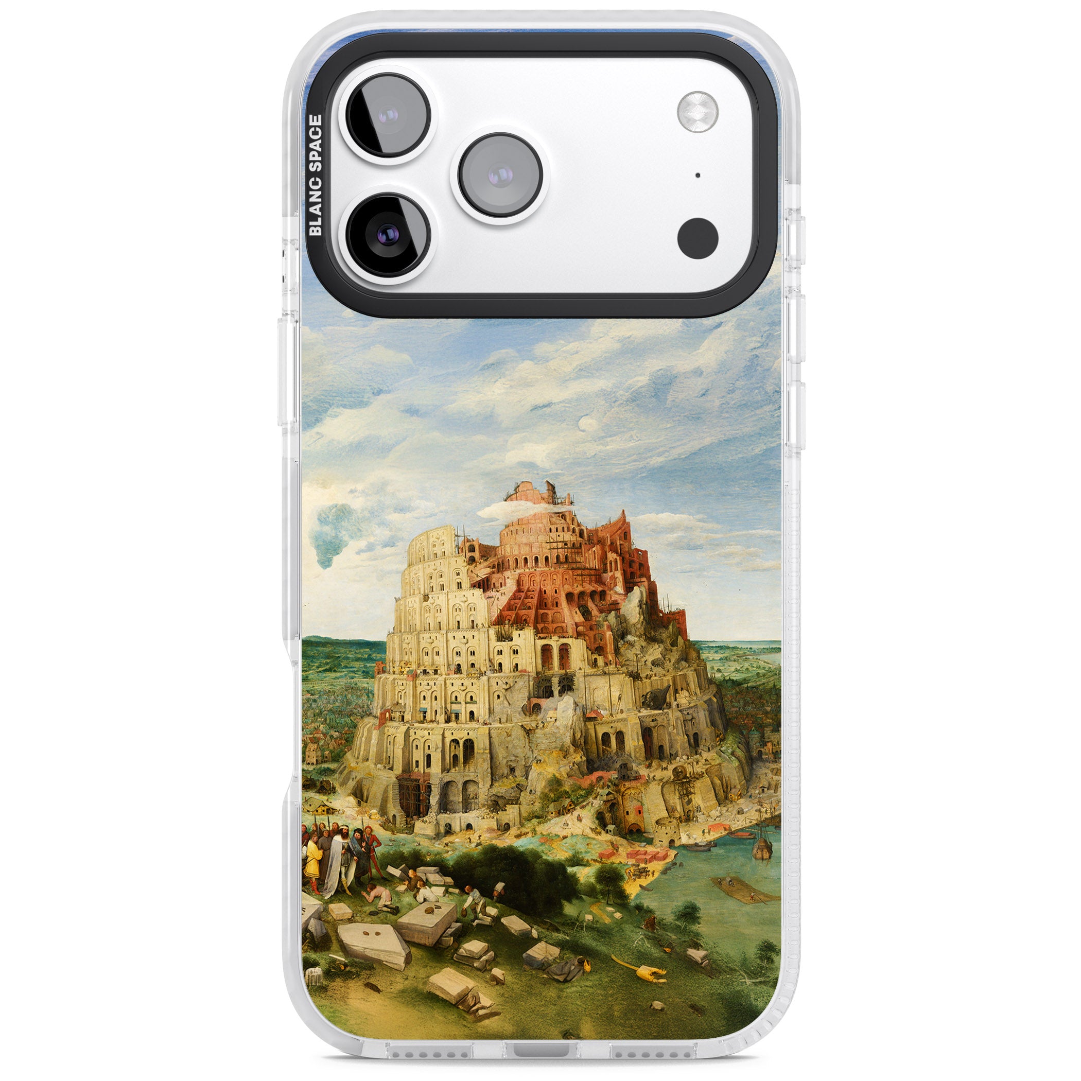 Tower Of Babel iPhone 17 Pro Impact Clear Phone Case