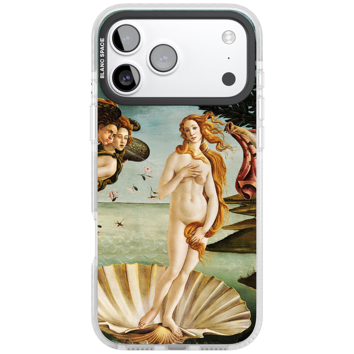 The Birth of Venus - Sandro Botticelli iPhone 17 Pro Max Impact Clear Phone Case front