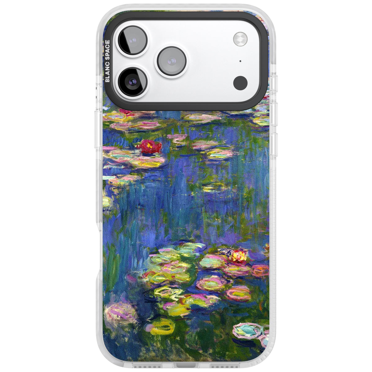 Water Lilies II iPhone 17 Pro Max Impact Clear Phone Case front