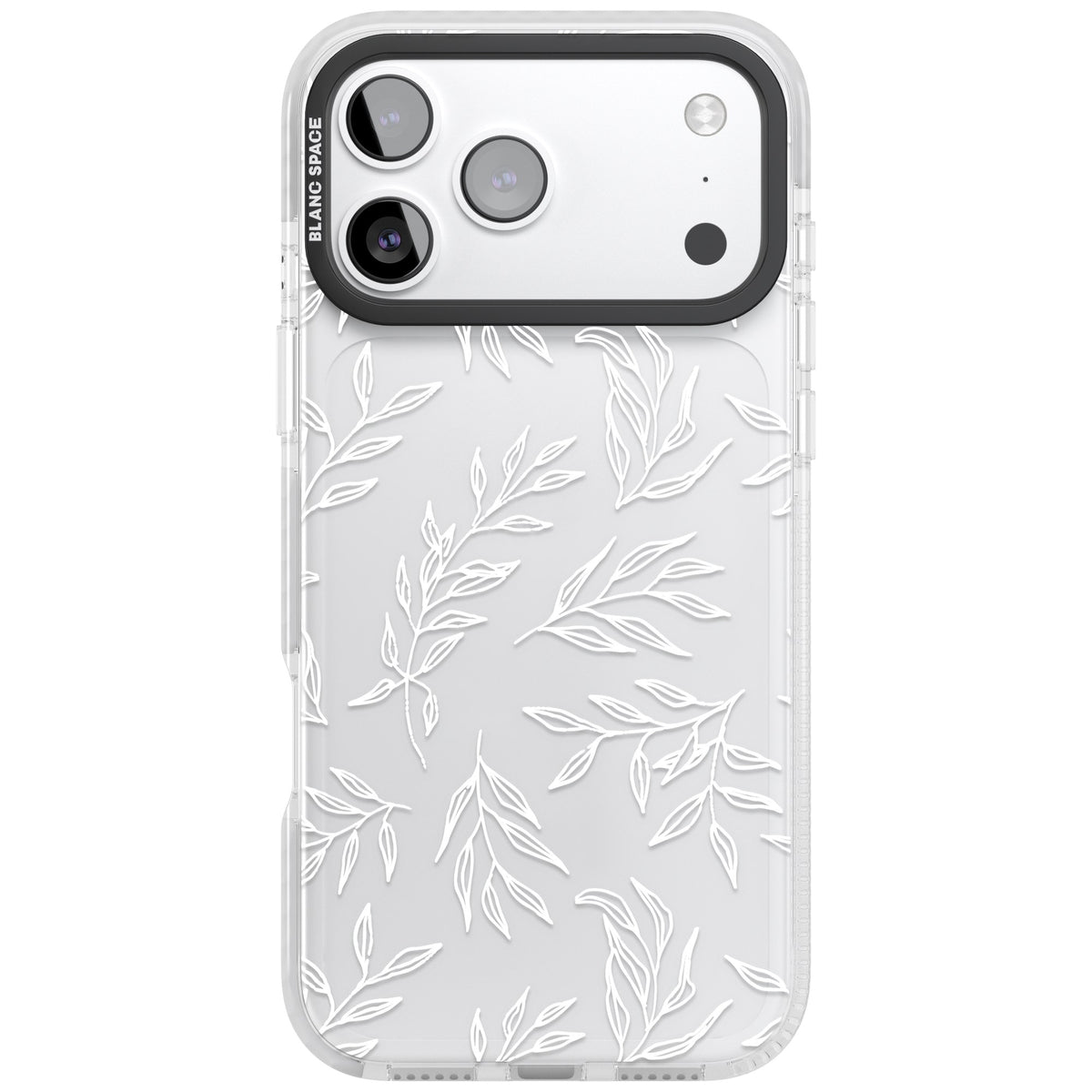 Leafy Botanical iPhone 17 Pro Max Impact Clear Phone Case front